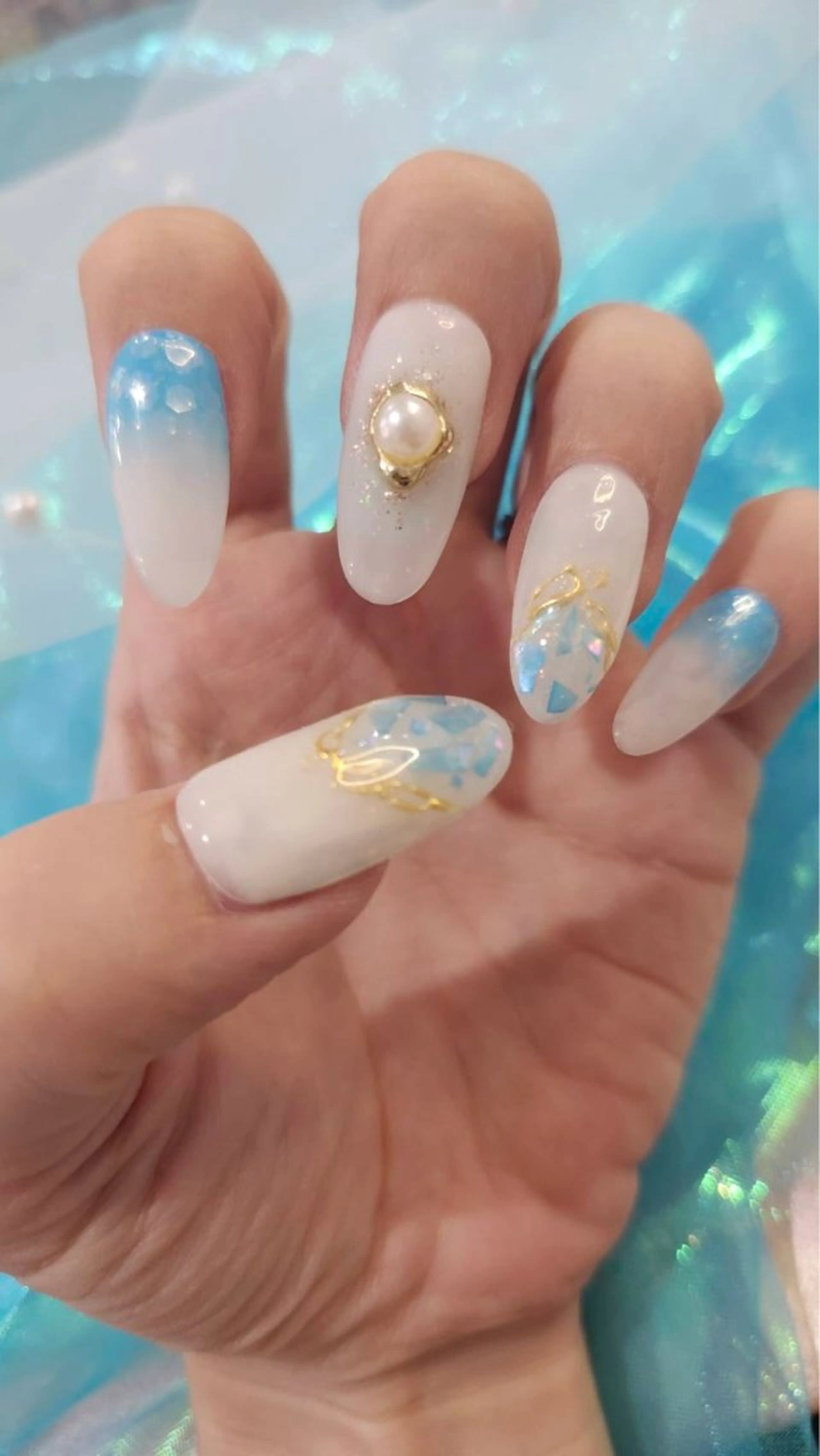 ネイル 夏ネイル ネイルチップ ハンドネイル Salon Kのネイルデザイン