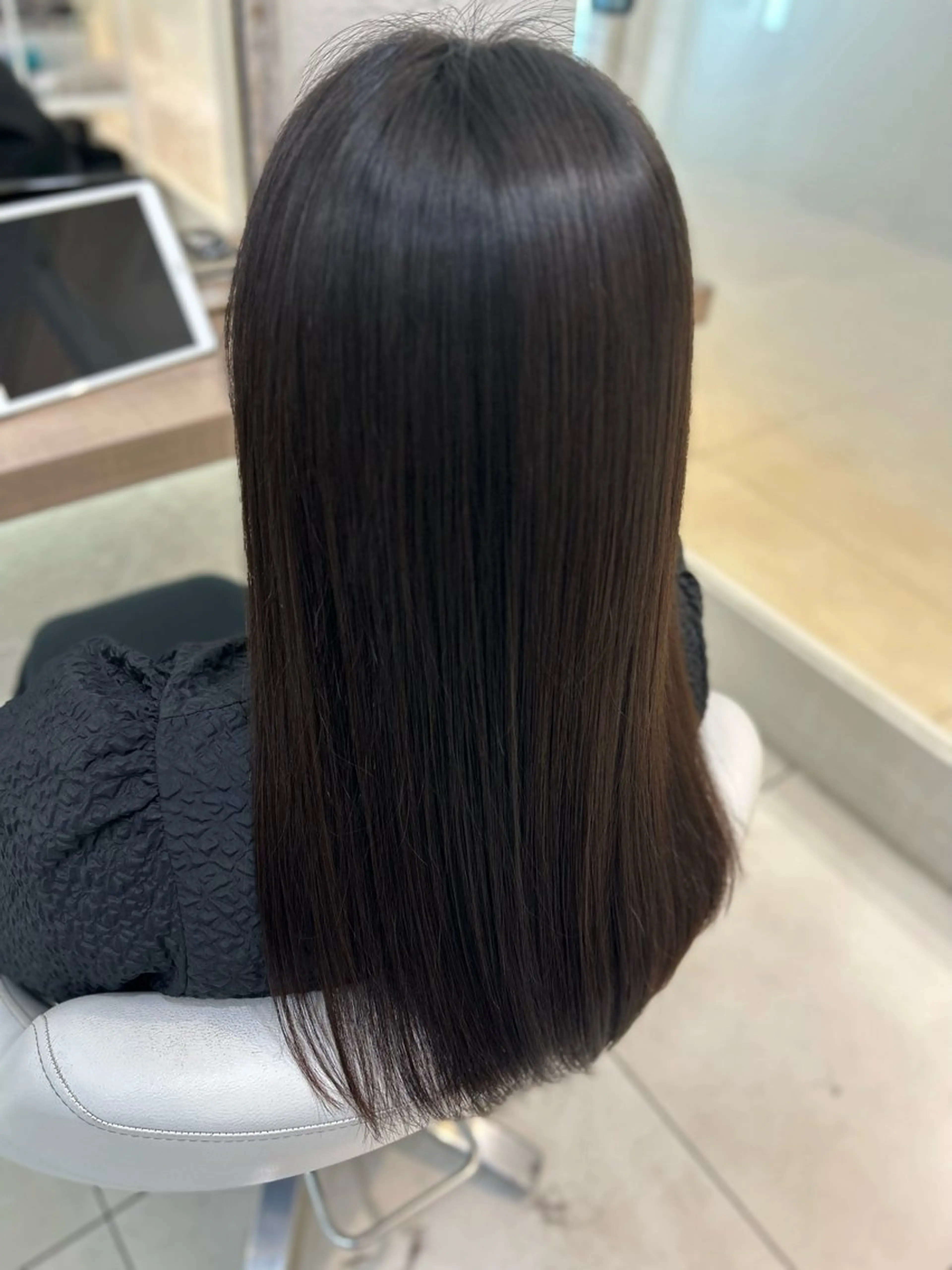 ロング 艶質改善/縮毛矯正 ササキナツミのヘアスタイル