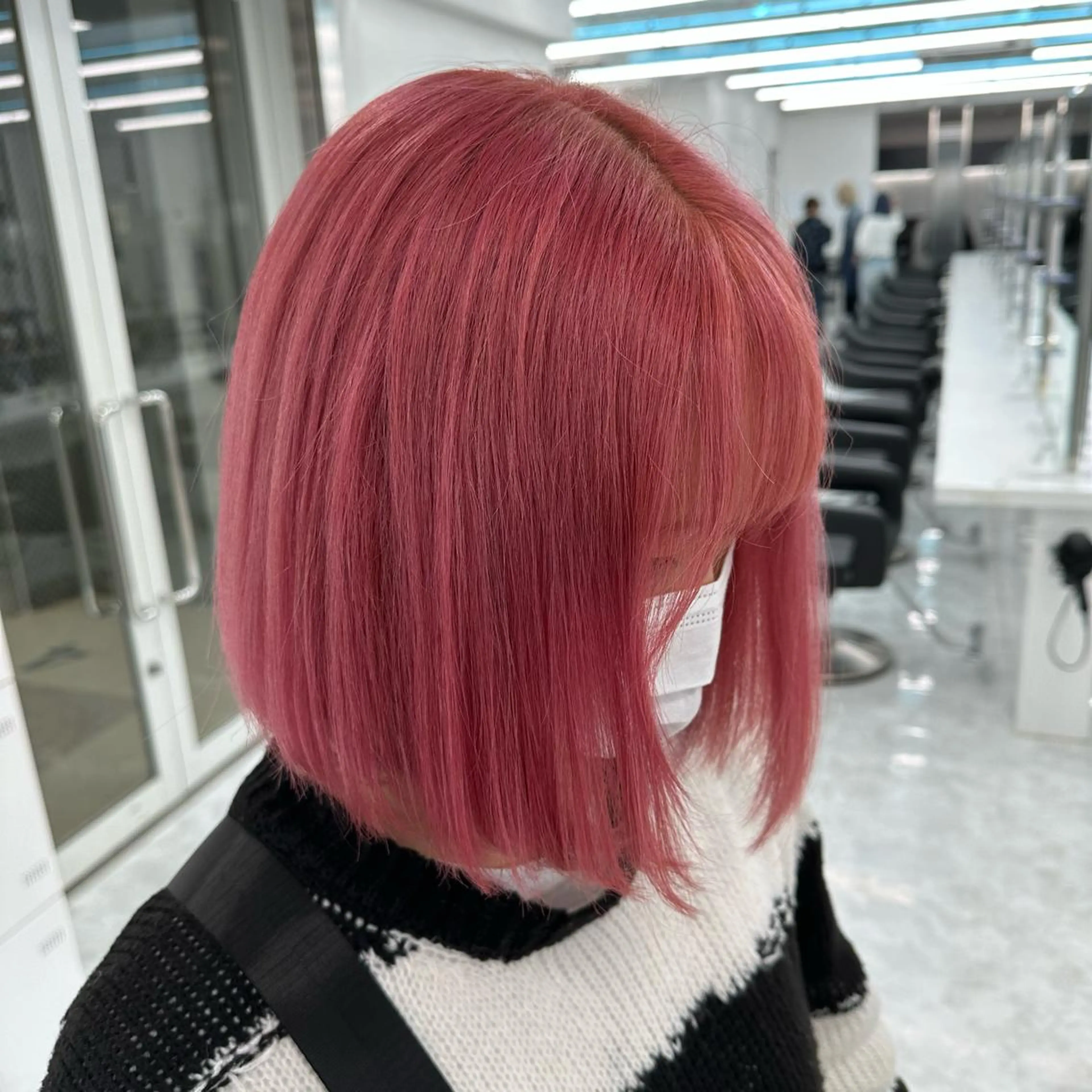 ミディアム カラー ヘアカラー トリートメント ヘッドスパ ヘアセット ダブルカラー 韓国ヘアKYONのヘアスタイル