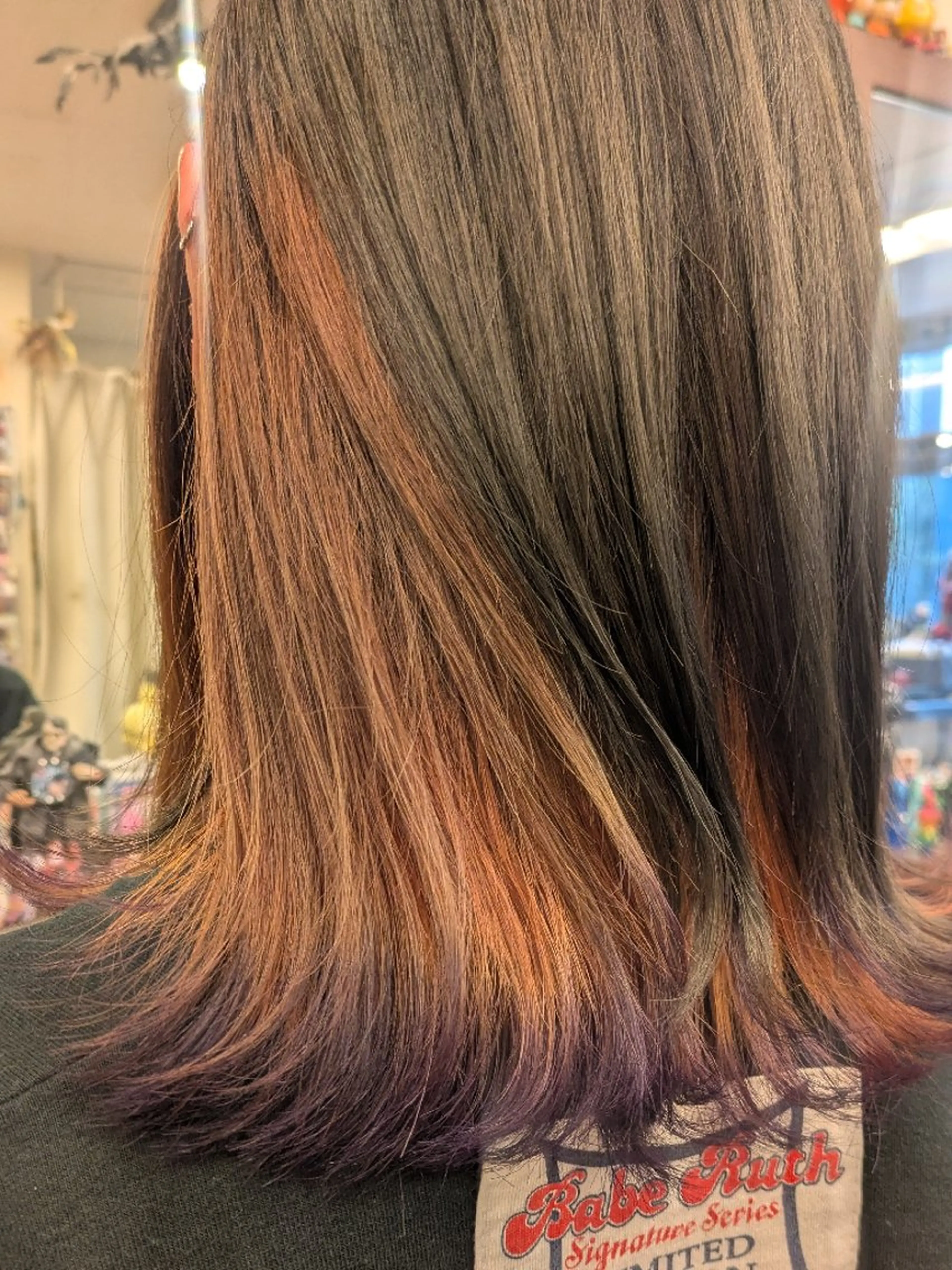 セミロング カット ヘアカラー トリートメント fuwat所属・秋葉原でカラーする なら🐉ちぇーたんのヘアスタイル