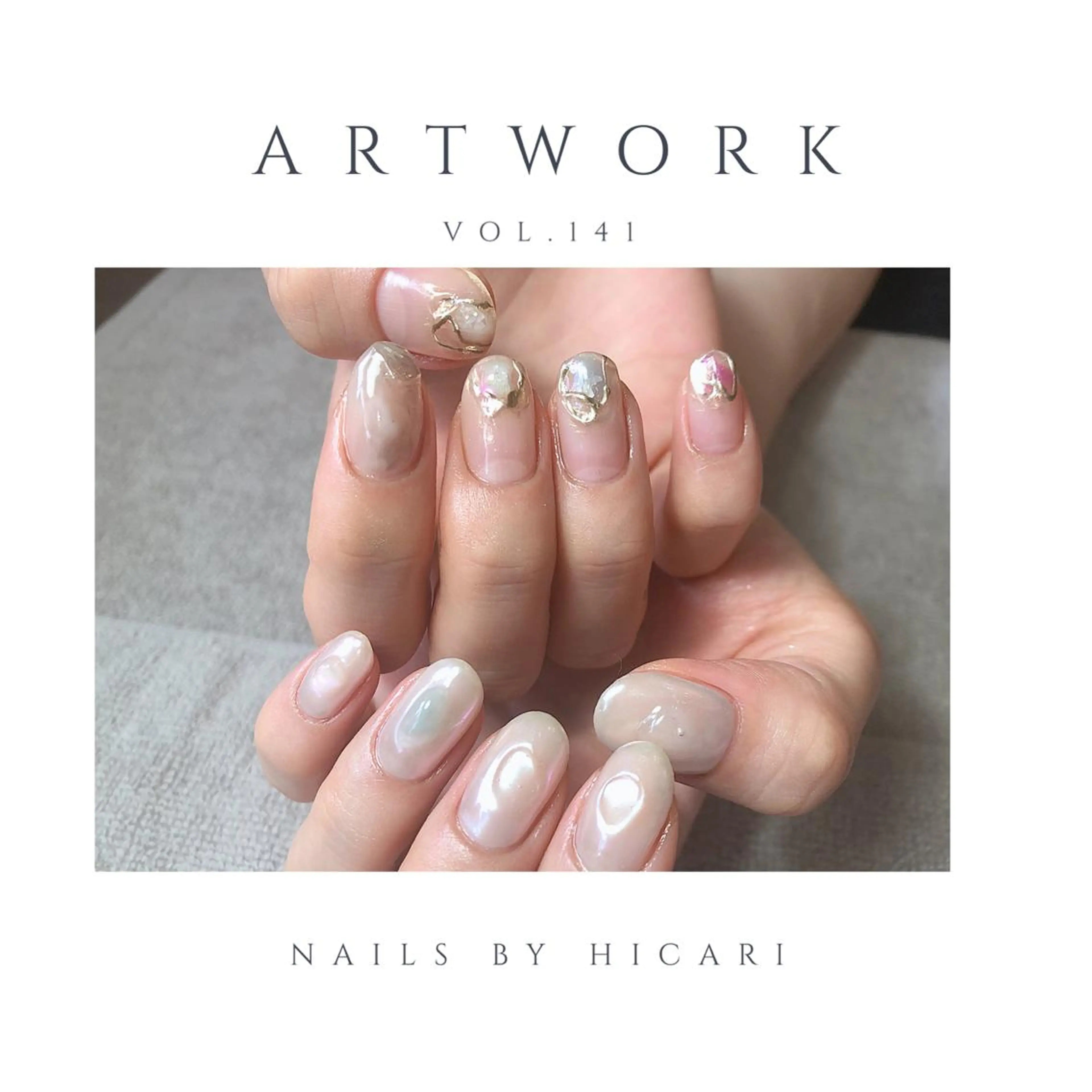 ショート カラー ネイル マツエク・マツパ illum hicariのネイルデザイン