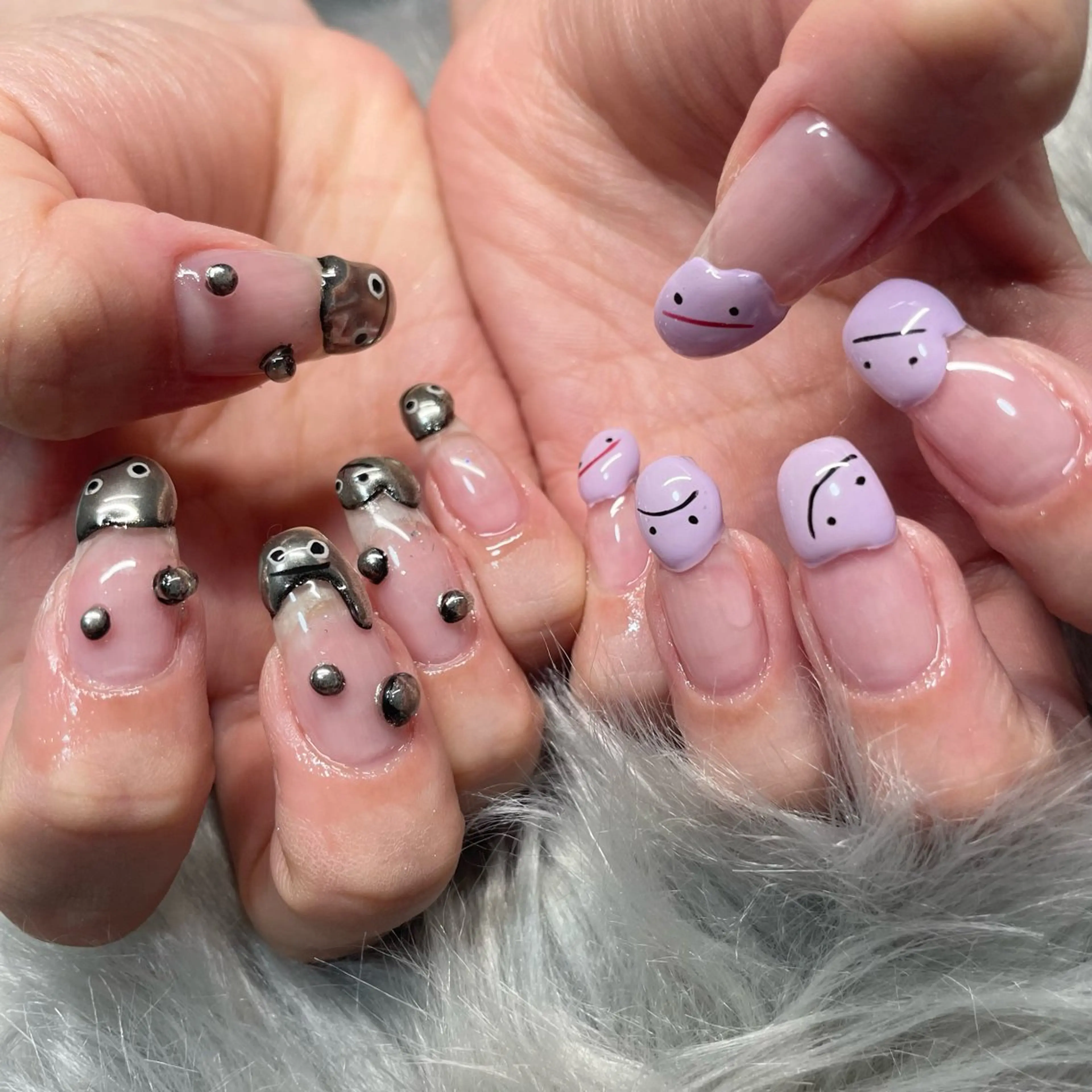 ロング ハンドネイル -Rien- プライベートサロンのネイルデザイン