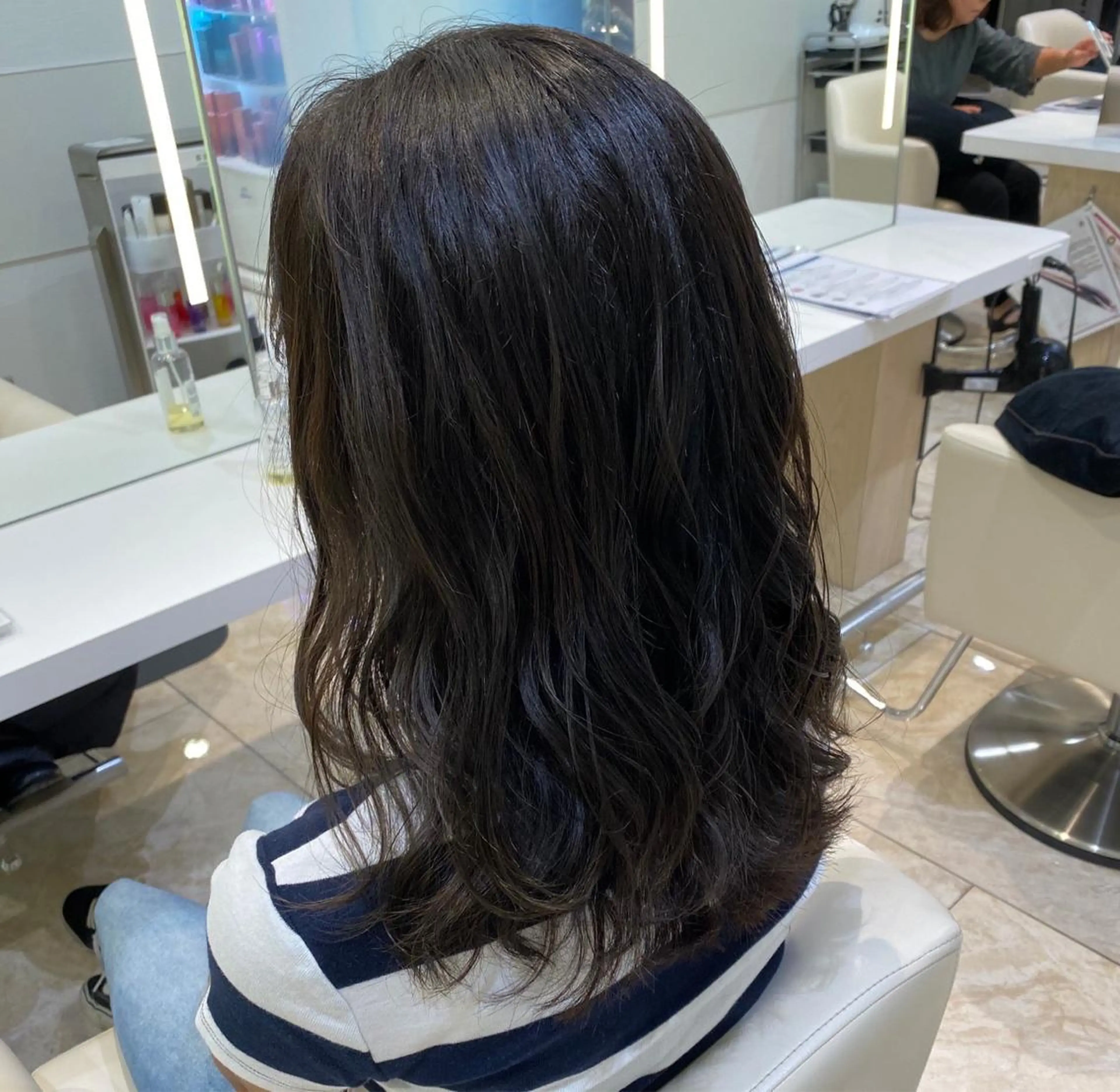 ロング カラー 波巻パーマ/毛流れ パーマ☘️りゅうせいのヘアスタイル