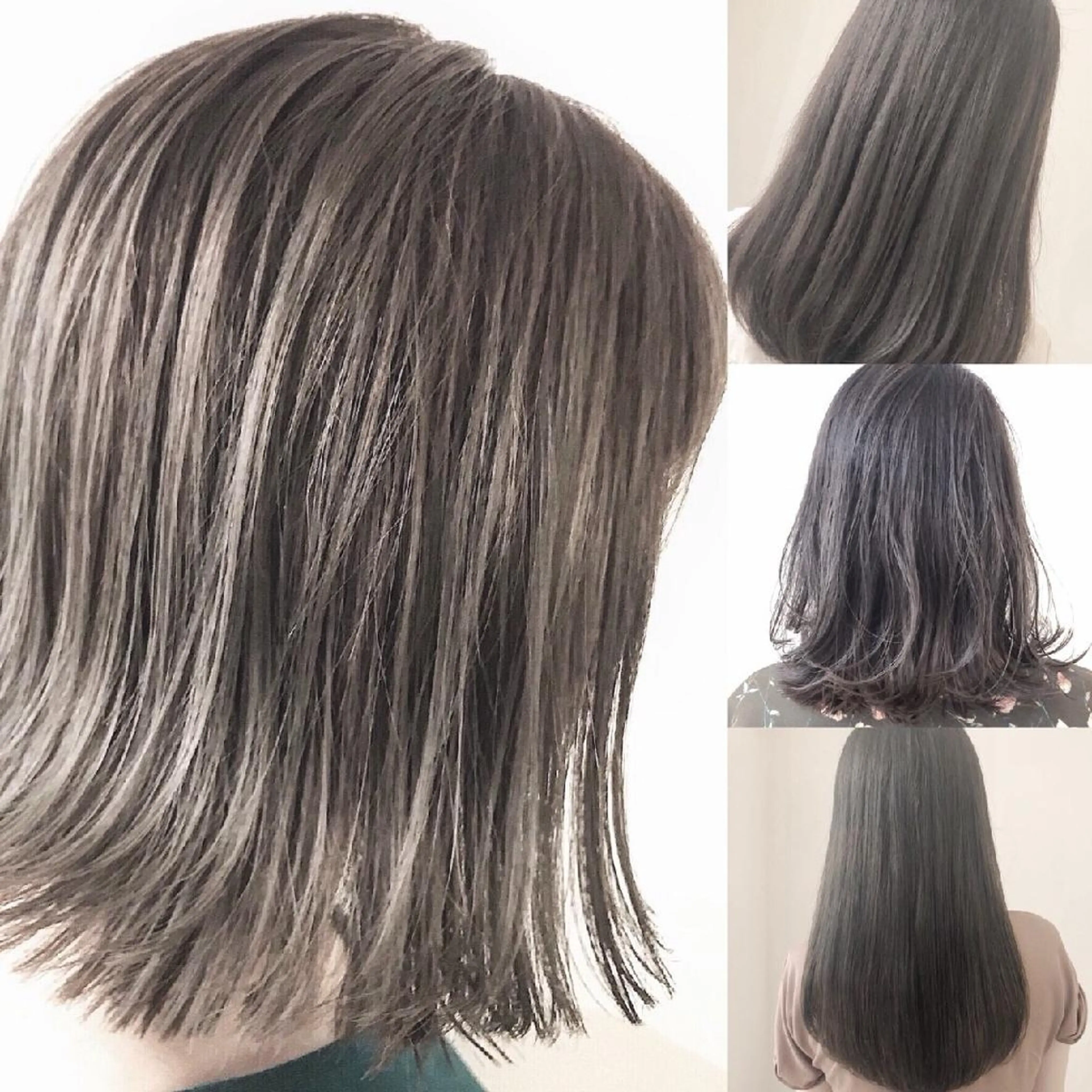 ミディアム カラー パーマ 金曽 (天方) 美子のヘアスタイル