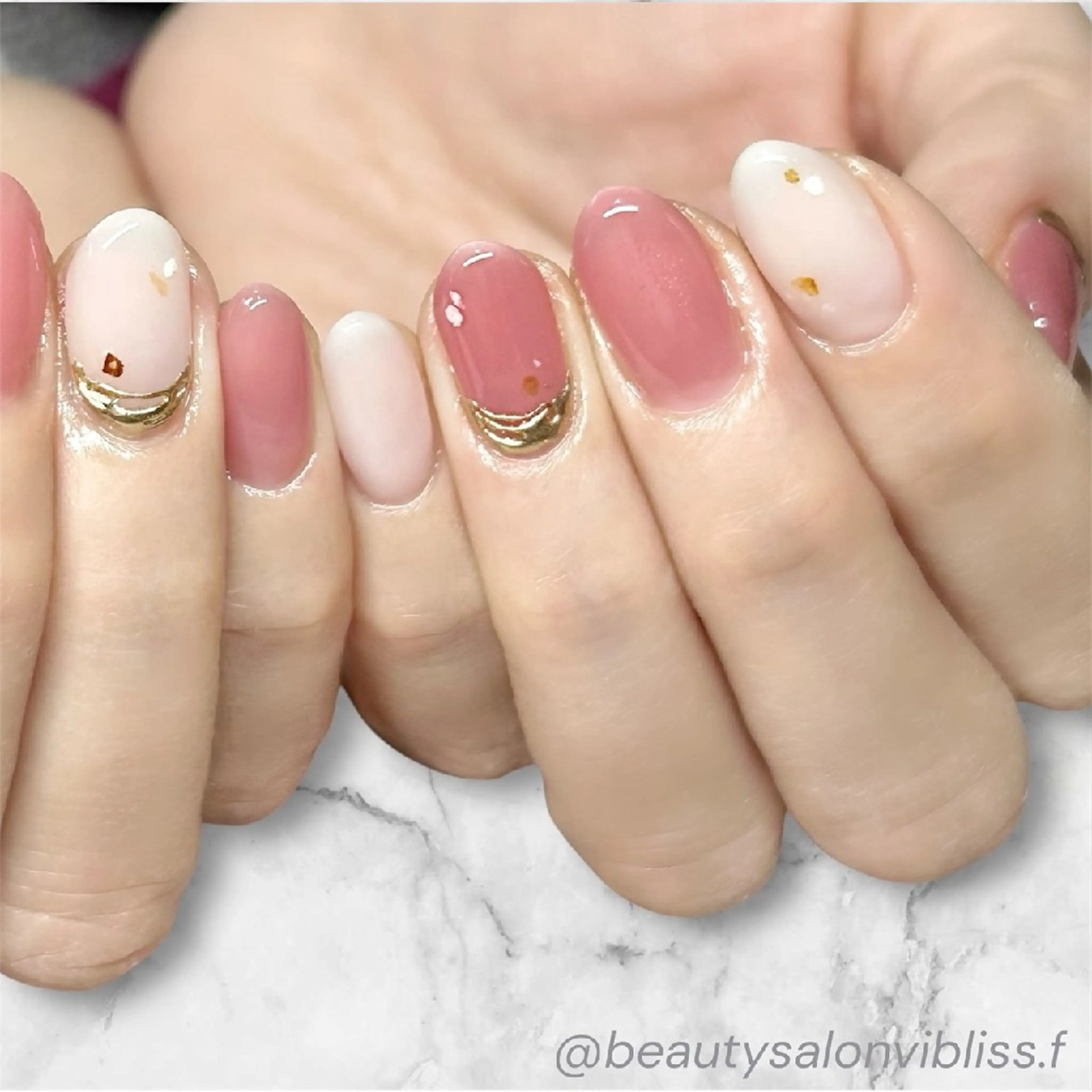 ネイル 桜ネイル VIBLISS福岡店 yurichanのネイルデザイン