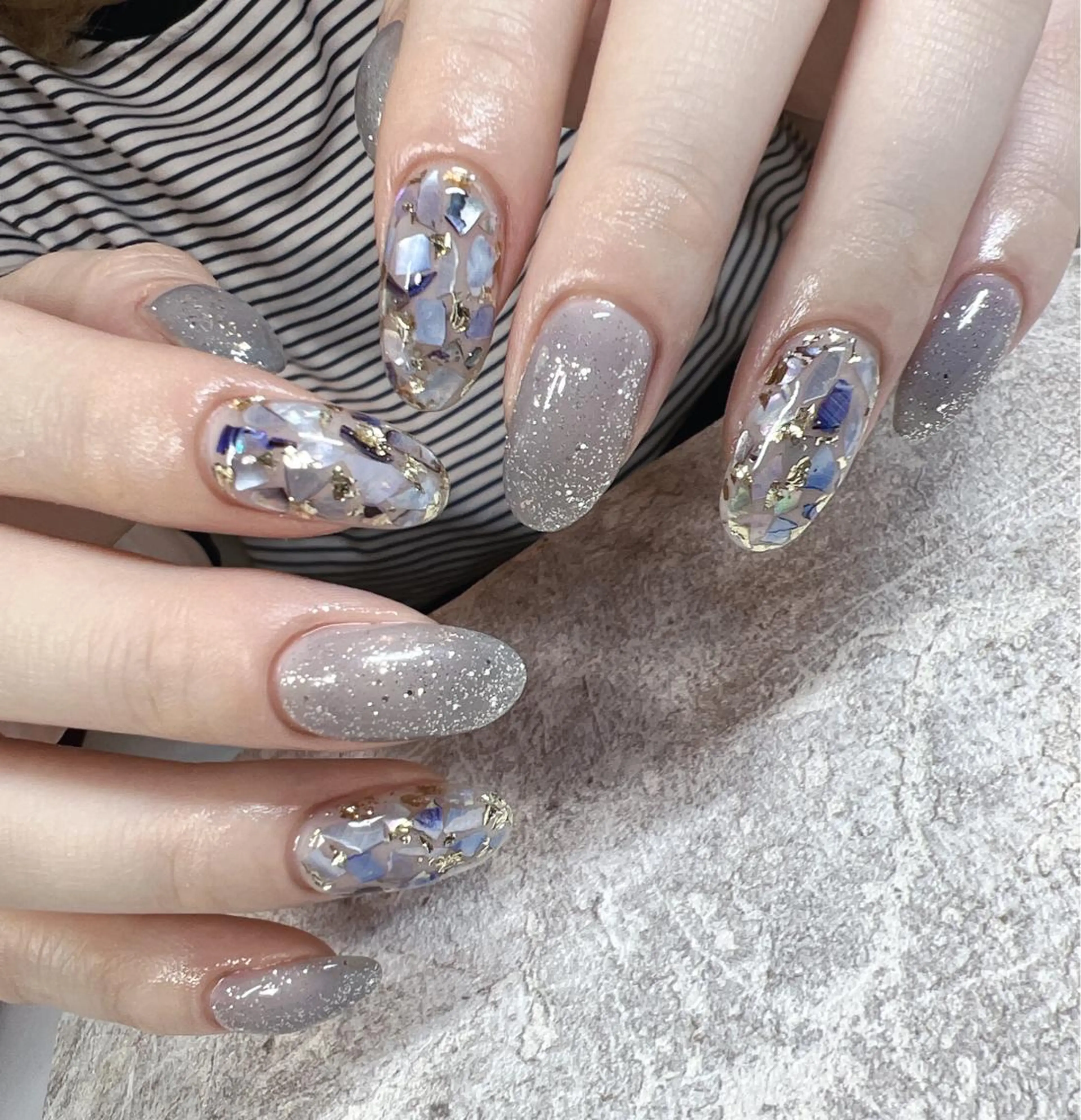 ネイル フットネイル 韓国ネイル ハンドネイル nail salon Lauleaのネイルデザイン