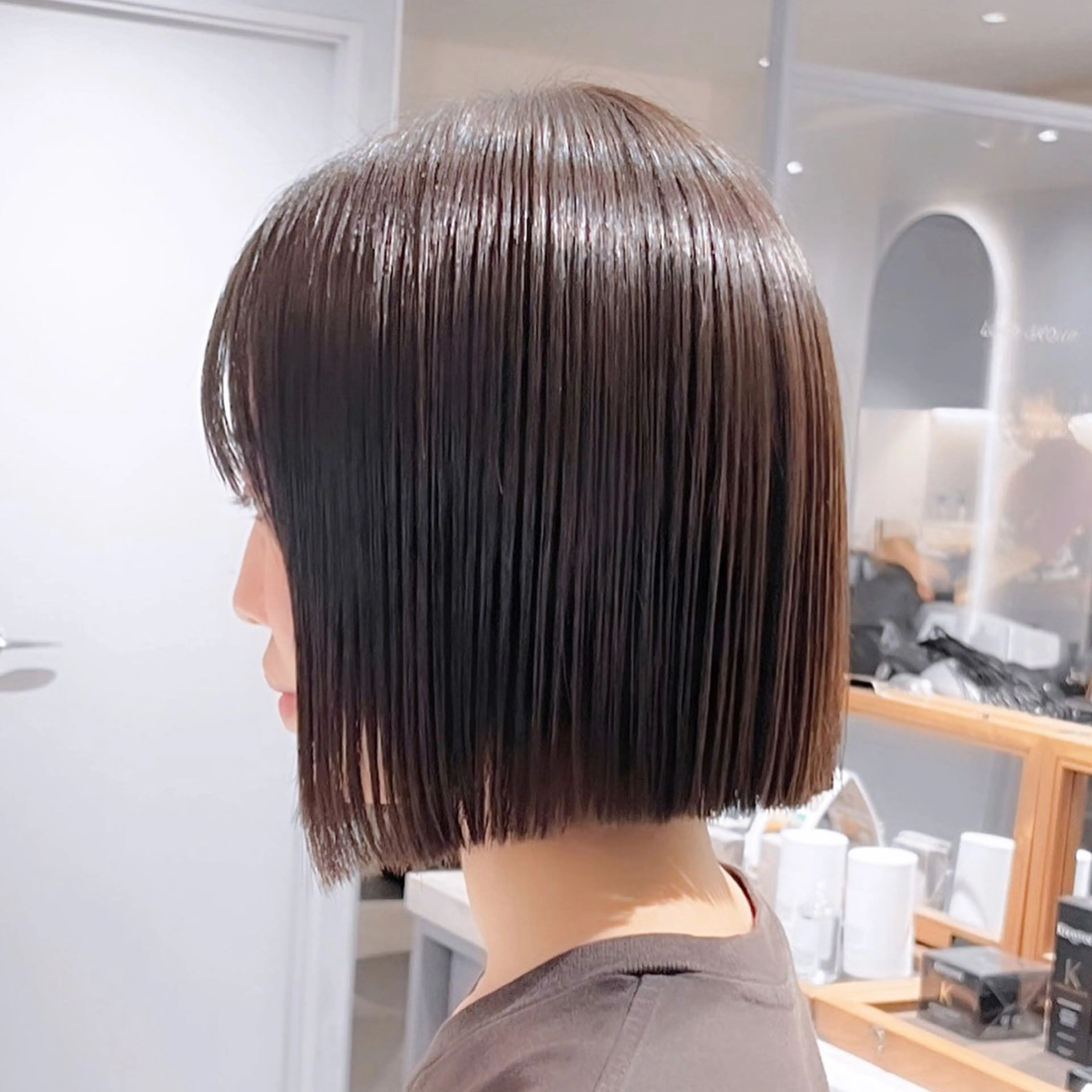 ショート カット ボブ/縮毛矯正/ 高嶋 優のヘアスタイル