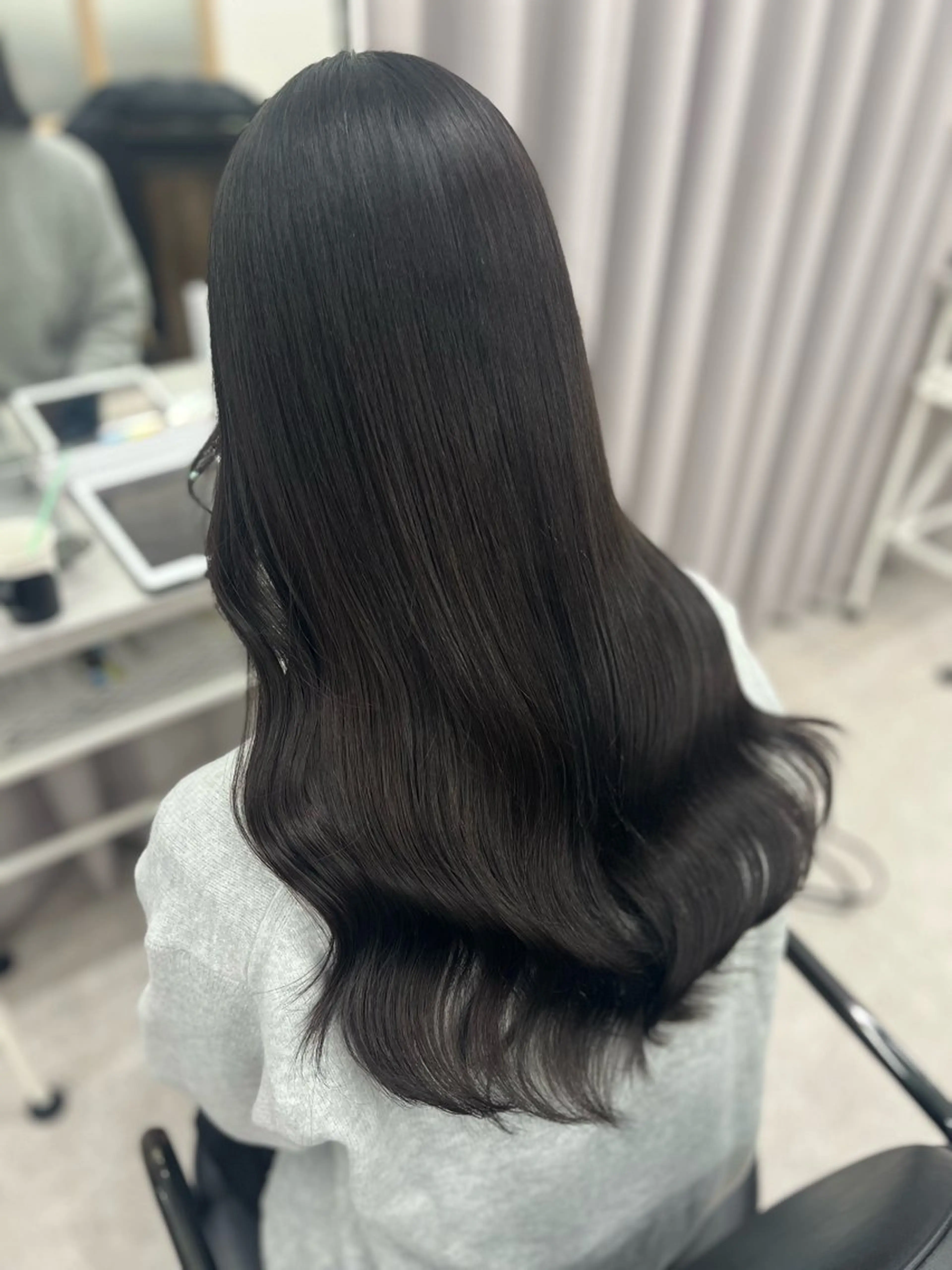 ロング カラー カット ヘアカラー トリートメント 🫧ぷる艶カラー🫧 Yuubi🦩のヘアスタイル