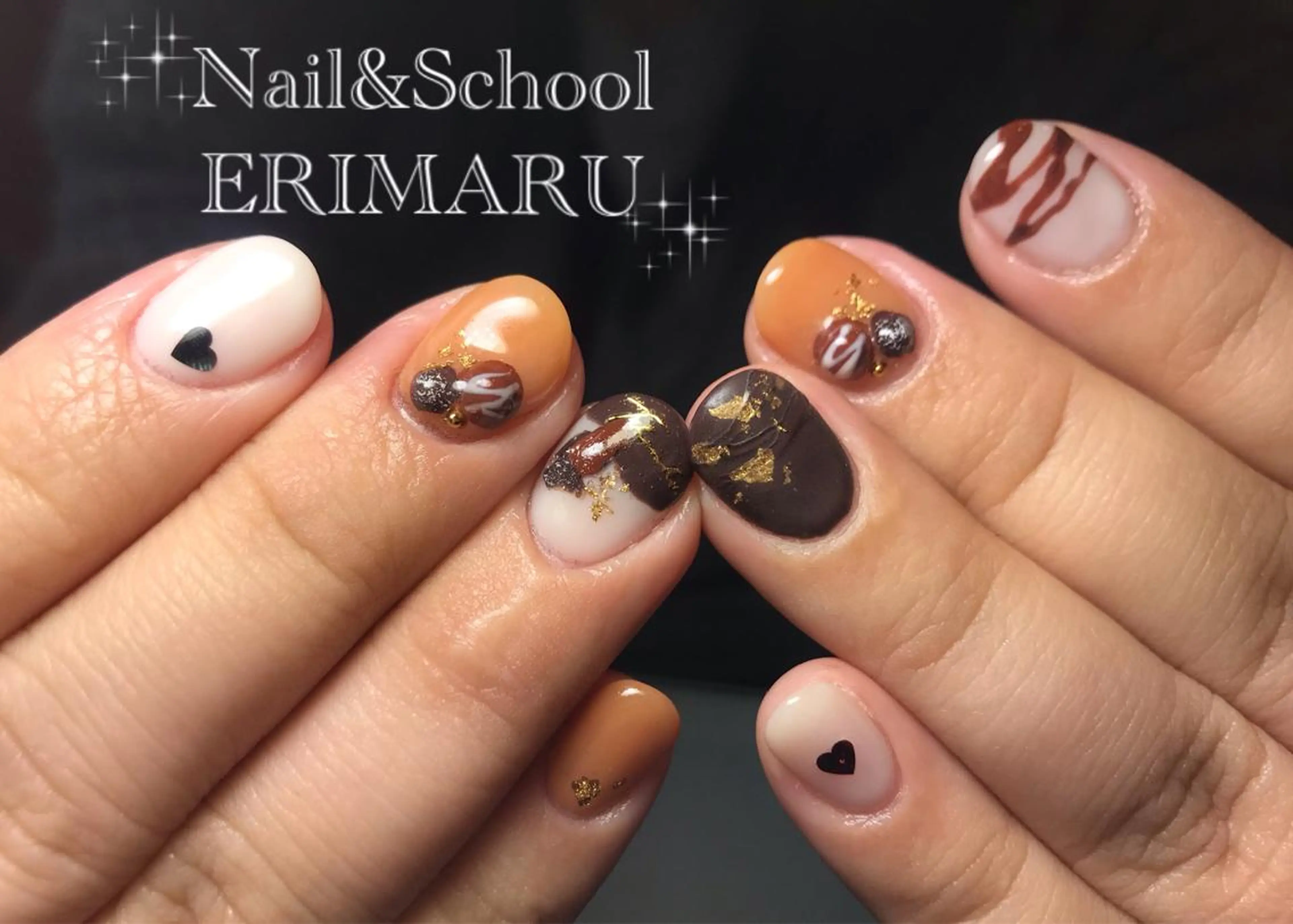 ネイル バレンタイン 田村 恵理のネイルデザイン