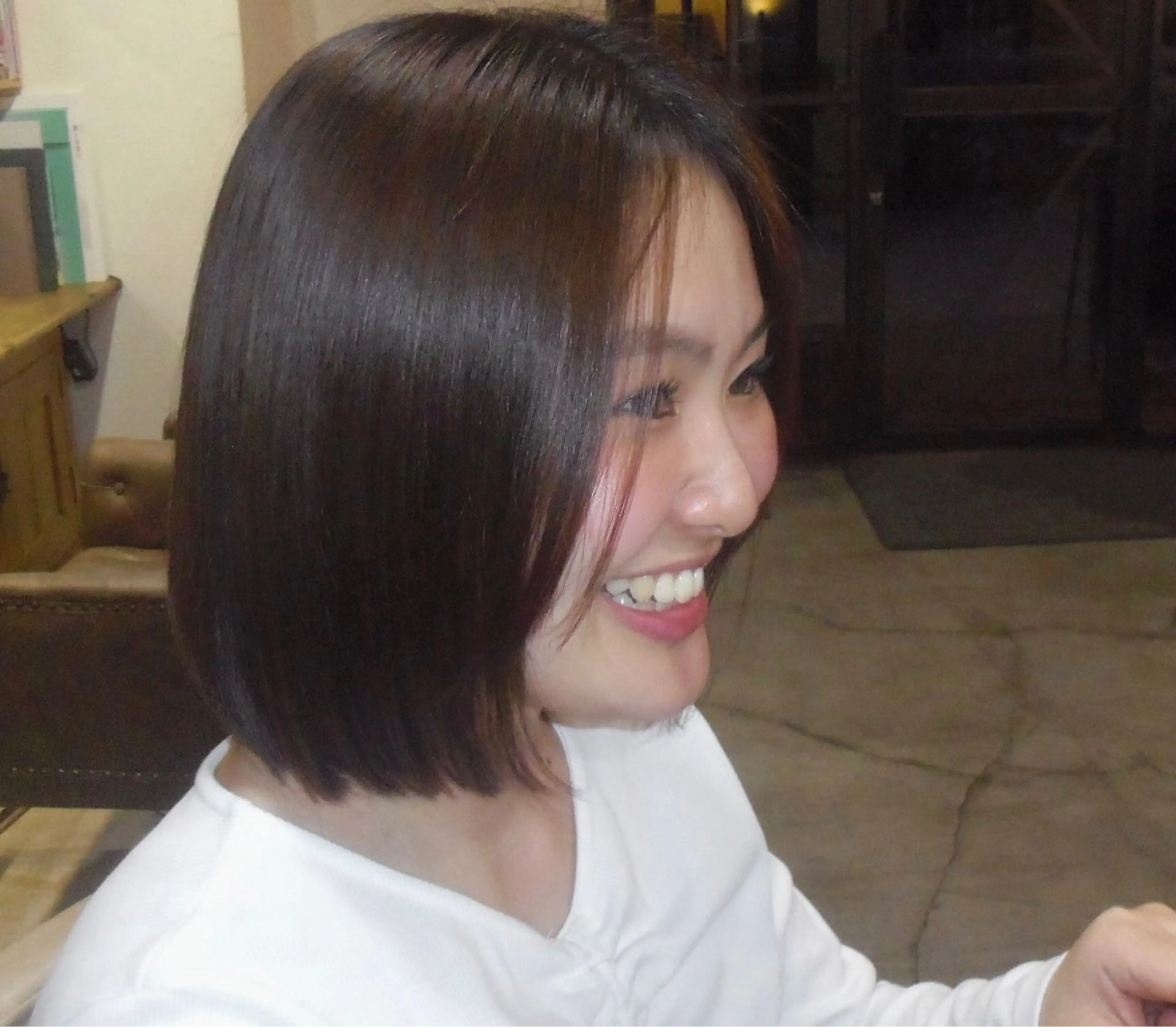 ミディアム trico hair&care space所属・trico ニシノのヘアスタイル