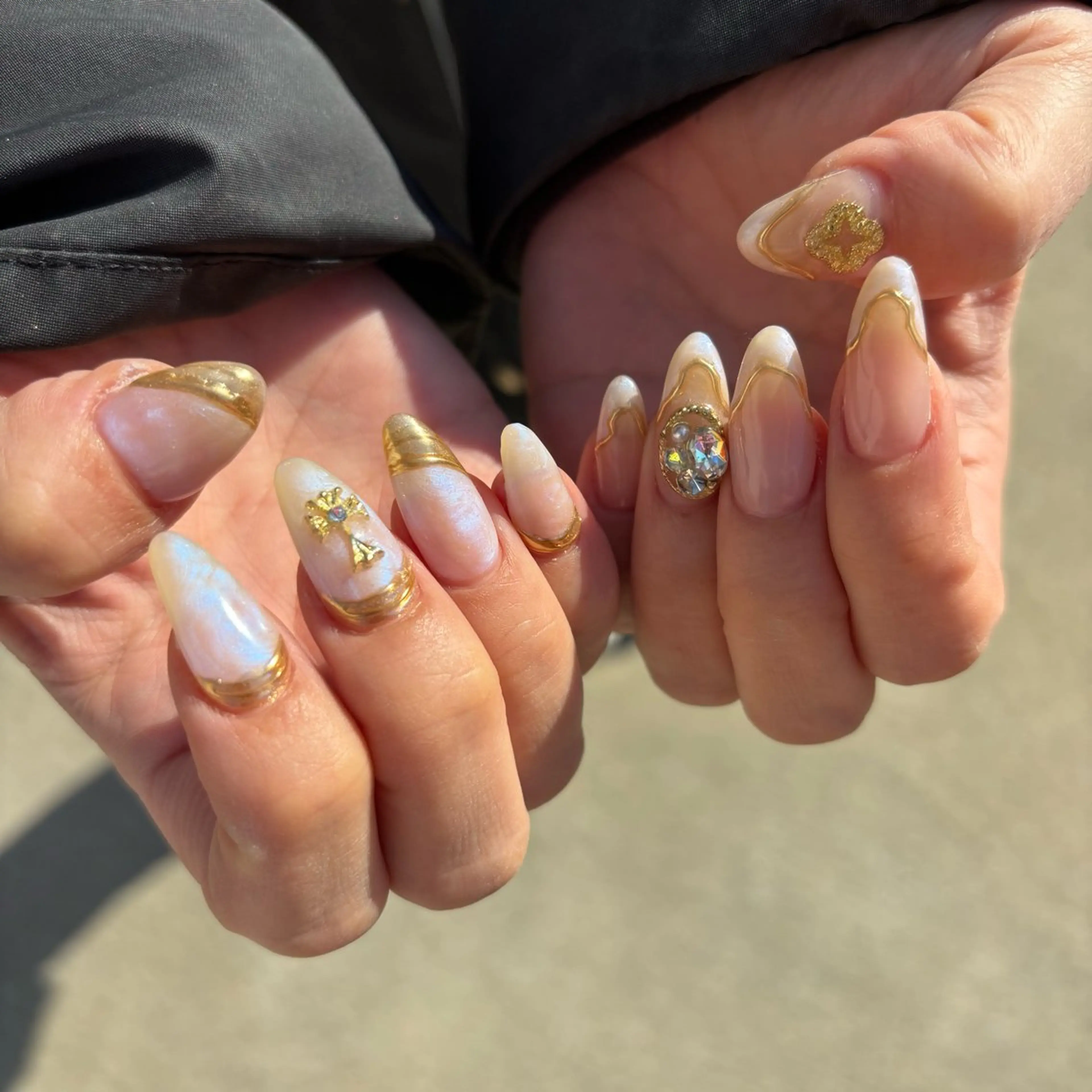 ネイル ハンドネイル Sea  nail by emaのネイルデザイン