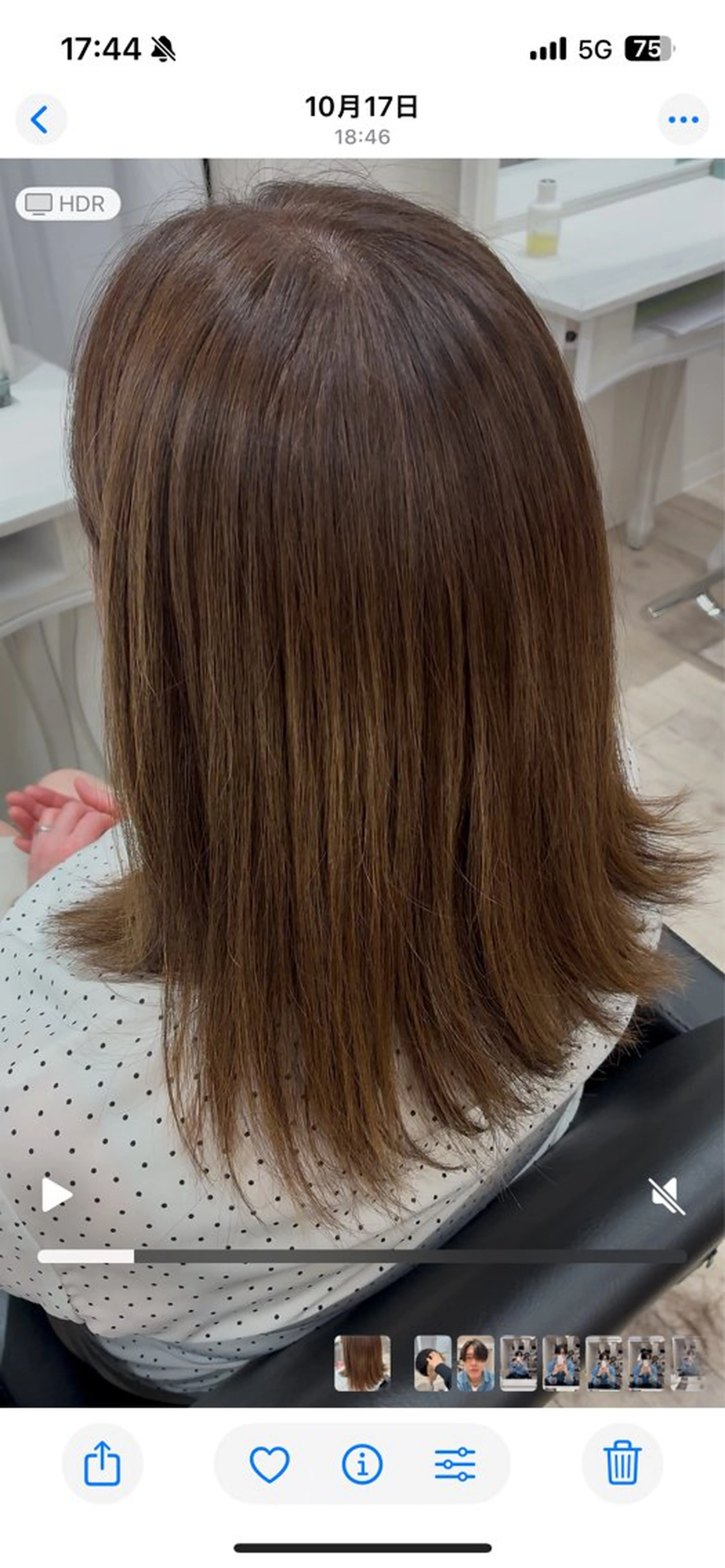ミディアム カラー LINO　hair所属・Lino hair YOKOのヘアスタイル