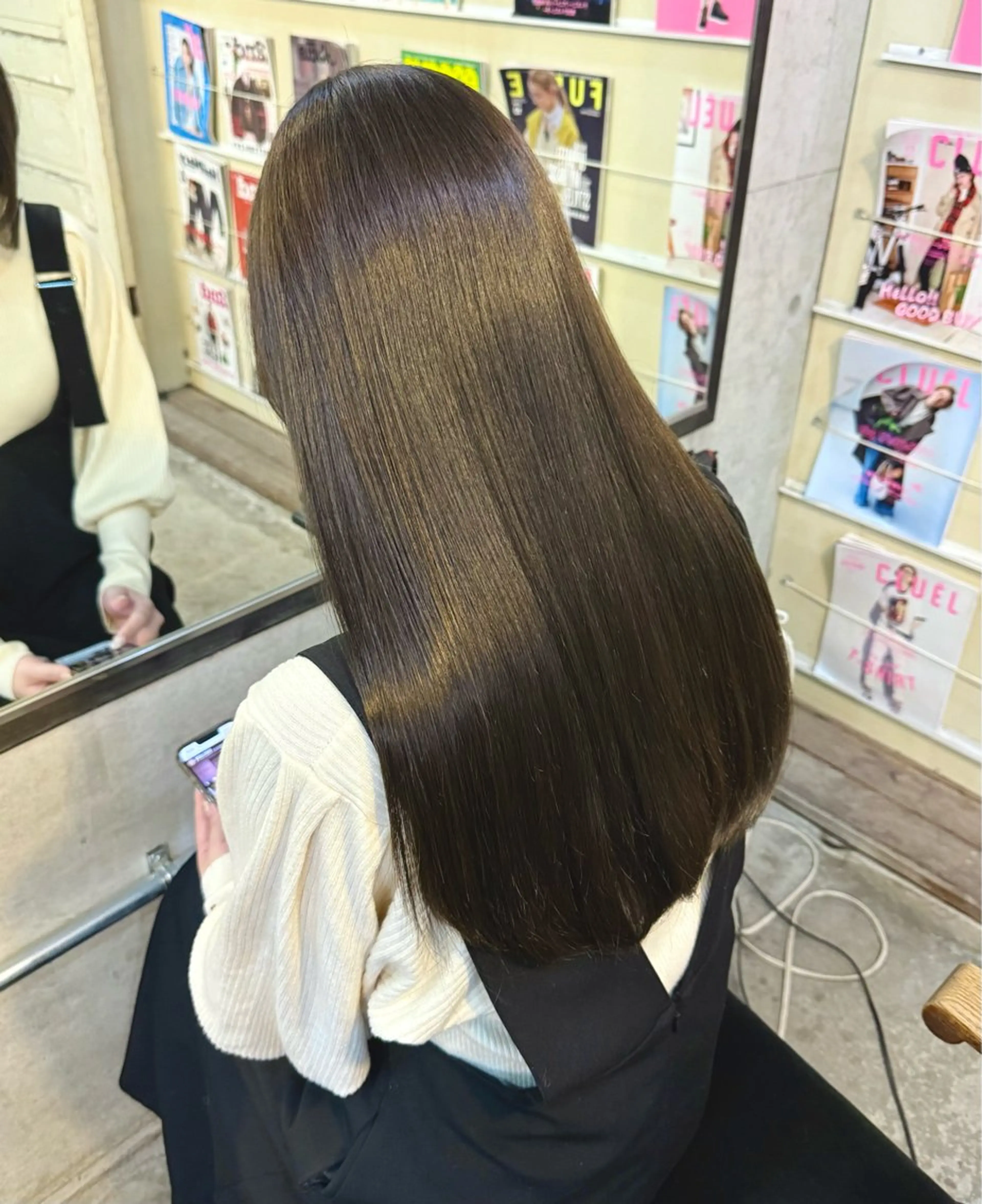 ロング カラー キッズ ヘアカラー トリートメント 艶髪/ハイトーン /masami🩵のヘアスタイル