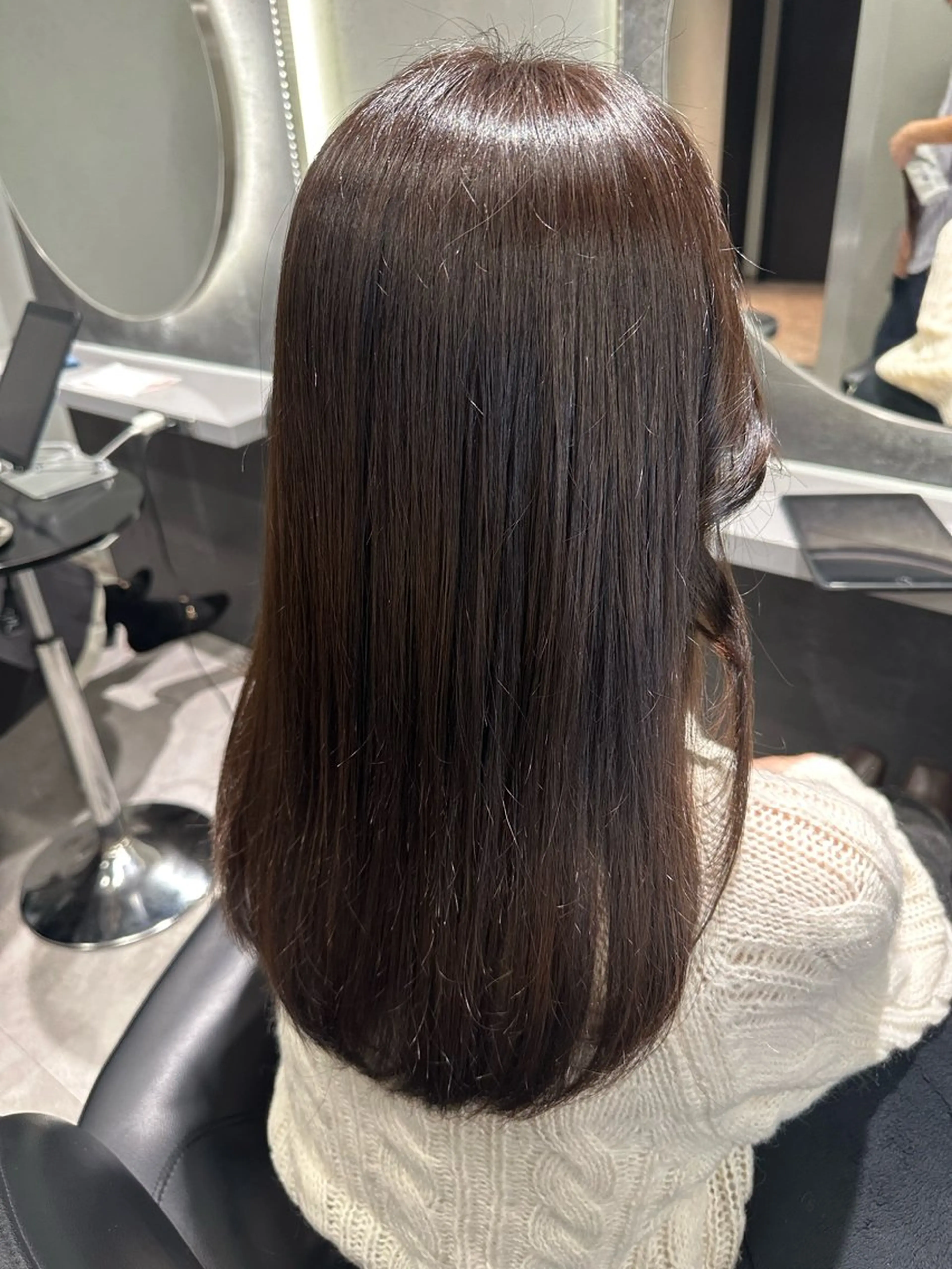 セミロング カラー 韓国ヘア🎀艶髪 RISAのヘアスタイル