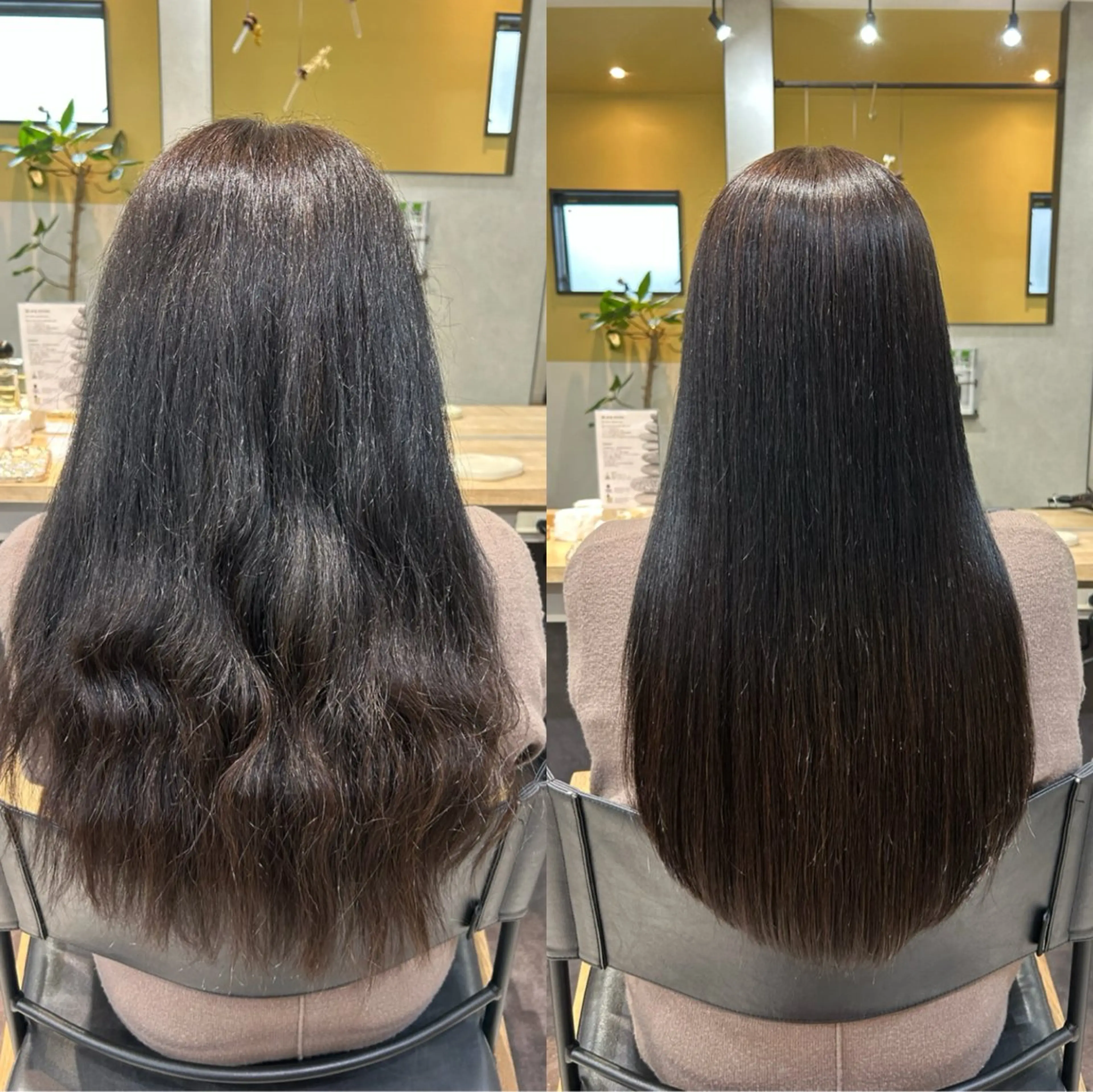 ロング パーマ 髪質改善 ストレートパーマ カット 縮毛矯正 トリートメント hub hair レイヤー/透明感のヘアスタイル