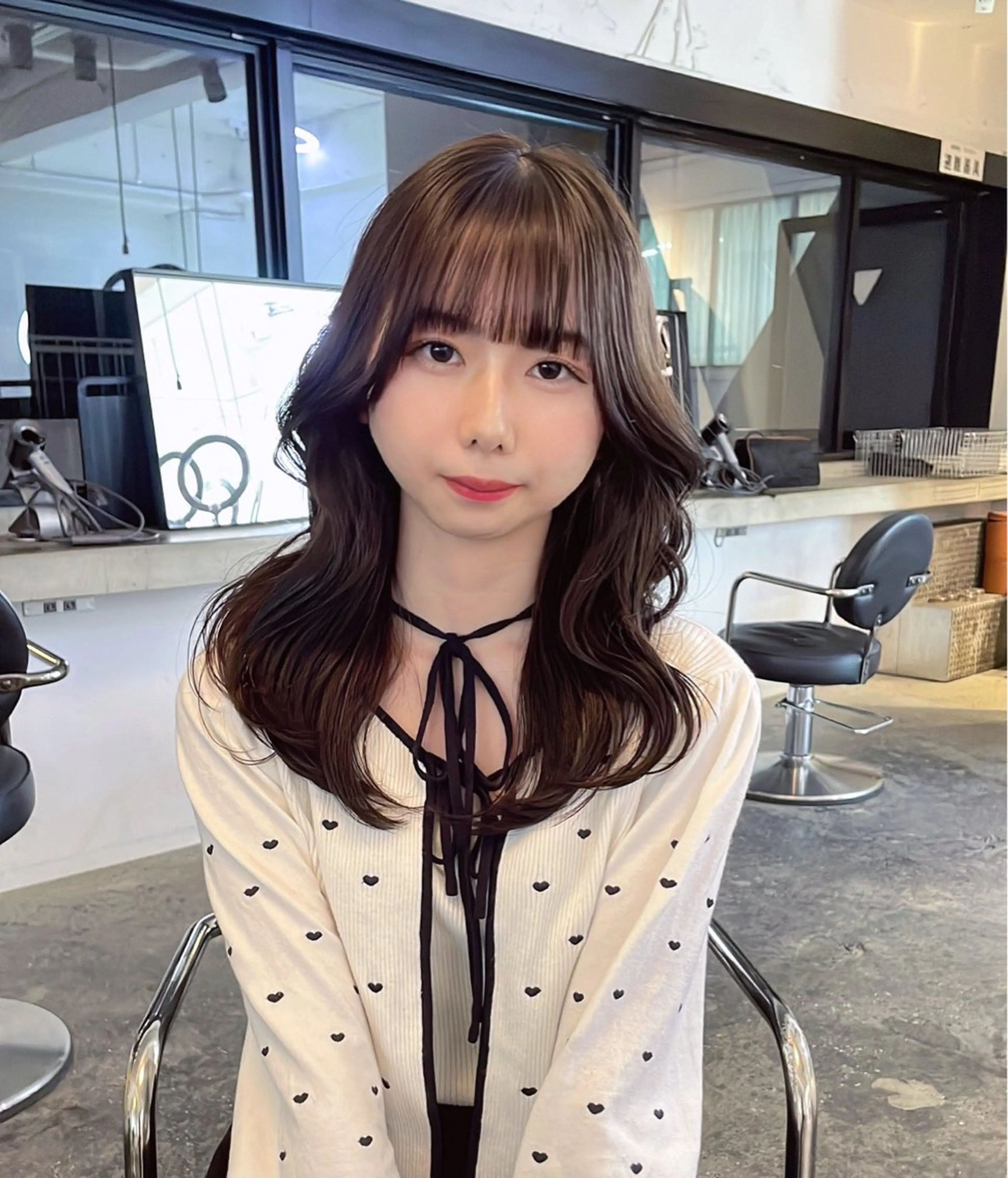 セミロング ALBUM銀座‪‪ RURUKA‪‪❤︎のヘアスタイル