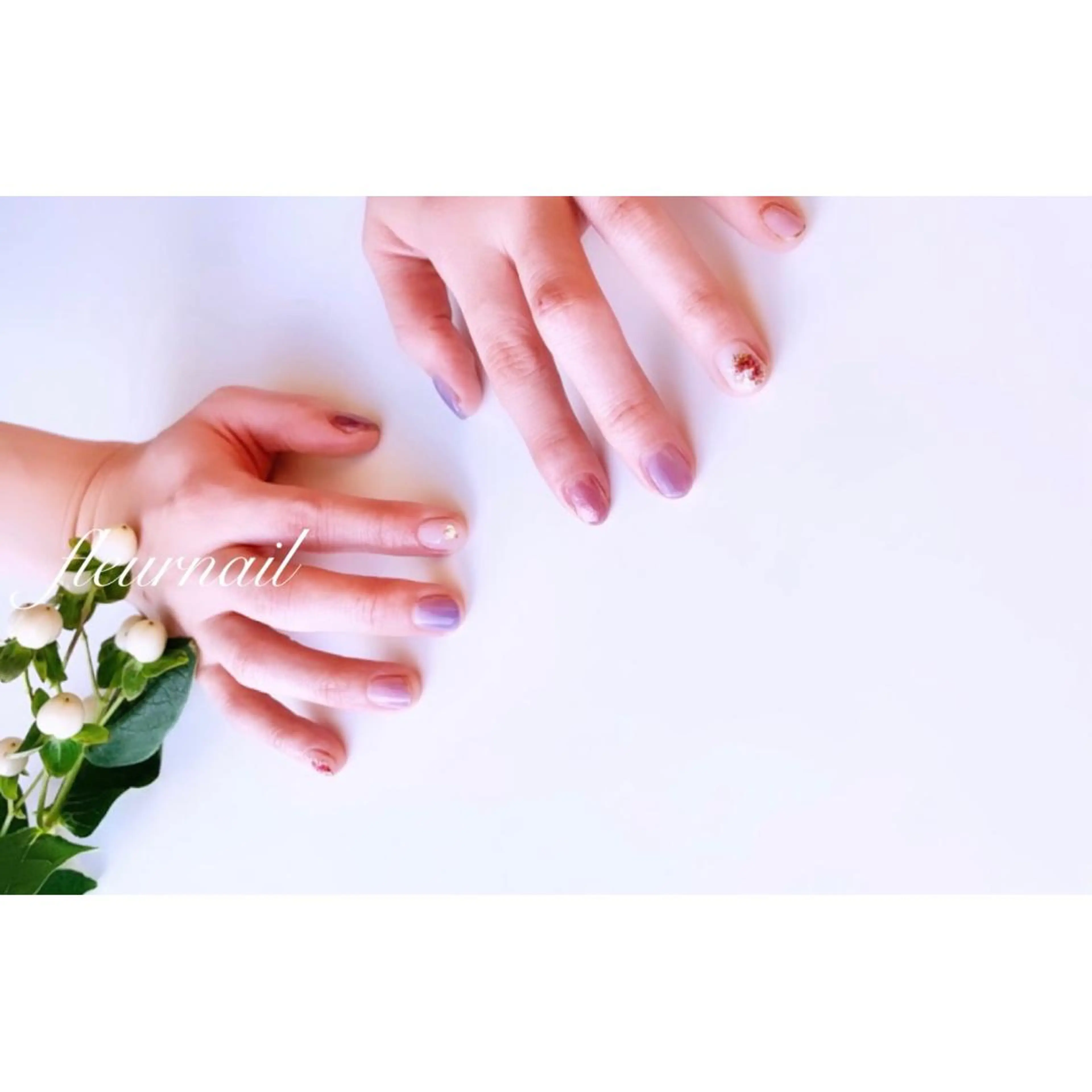 ネイル ハンドネイル 【パラジェル登録サロン】nail pollen所属・fleurnail miuraのネイルデザイン