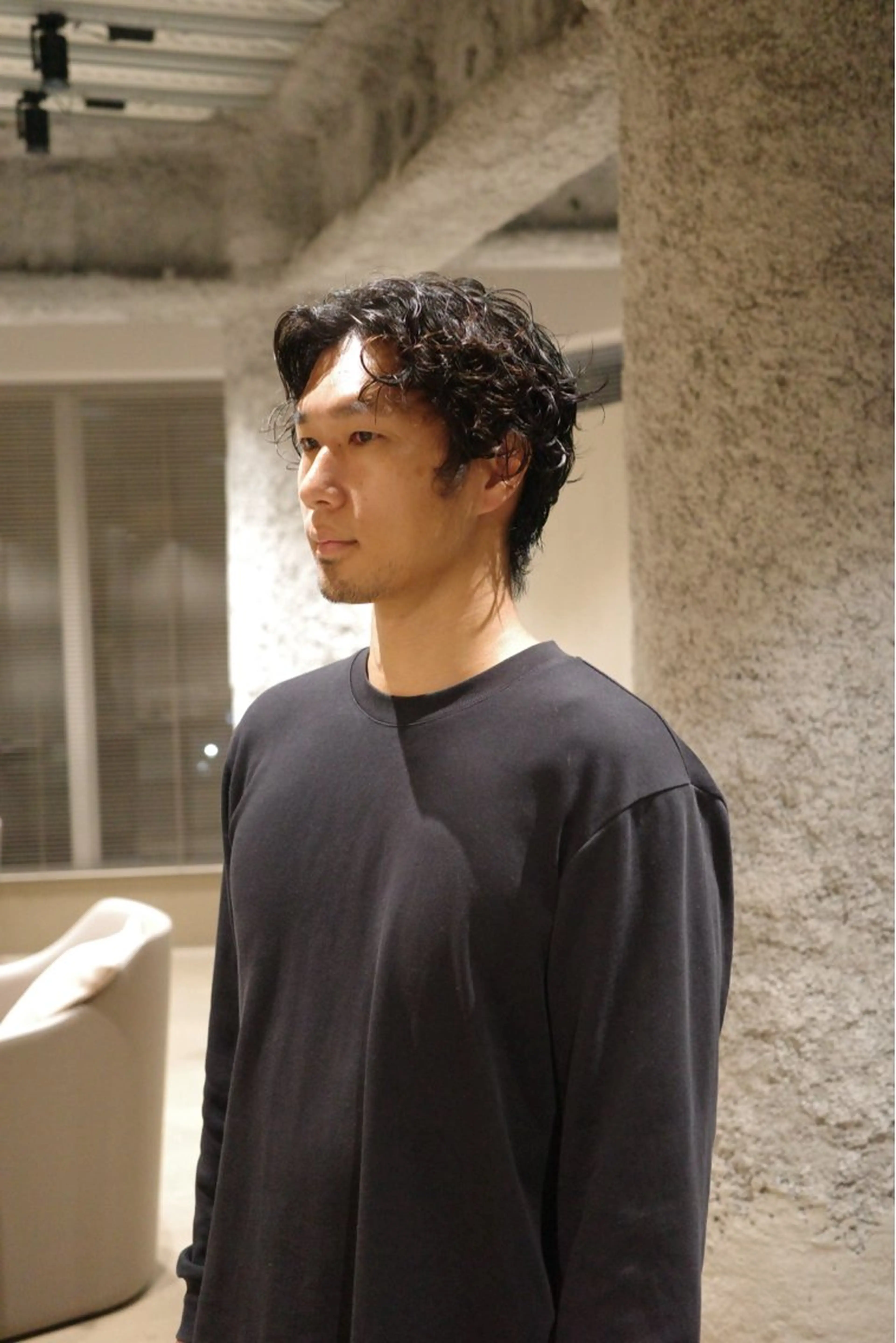 パーマ メンズ 未 来カットモデル無料のヘアスタイル