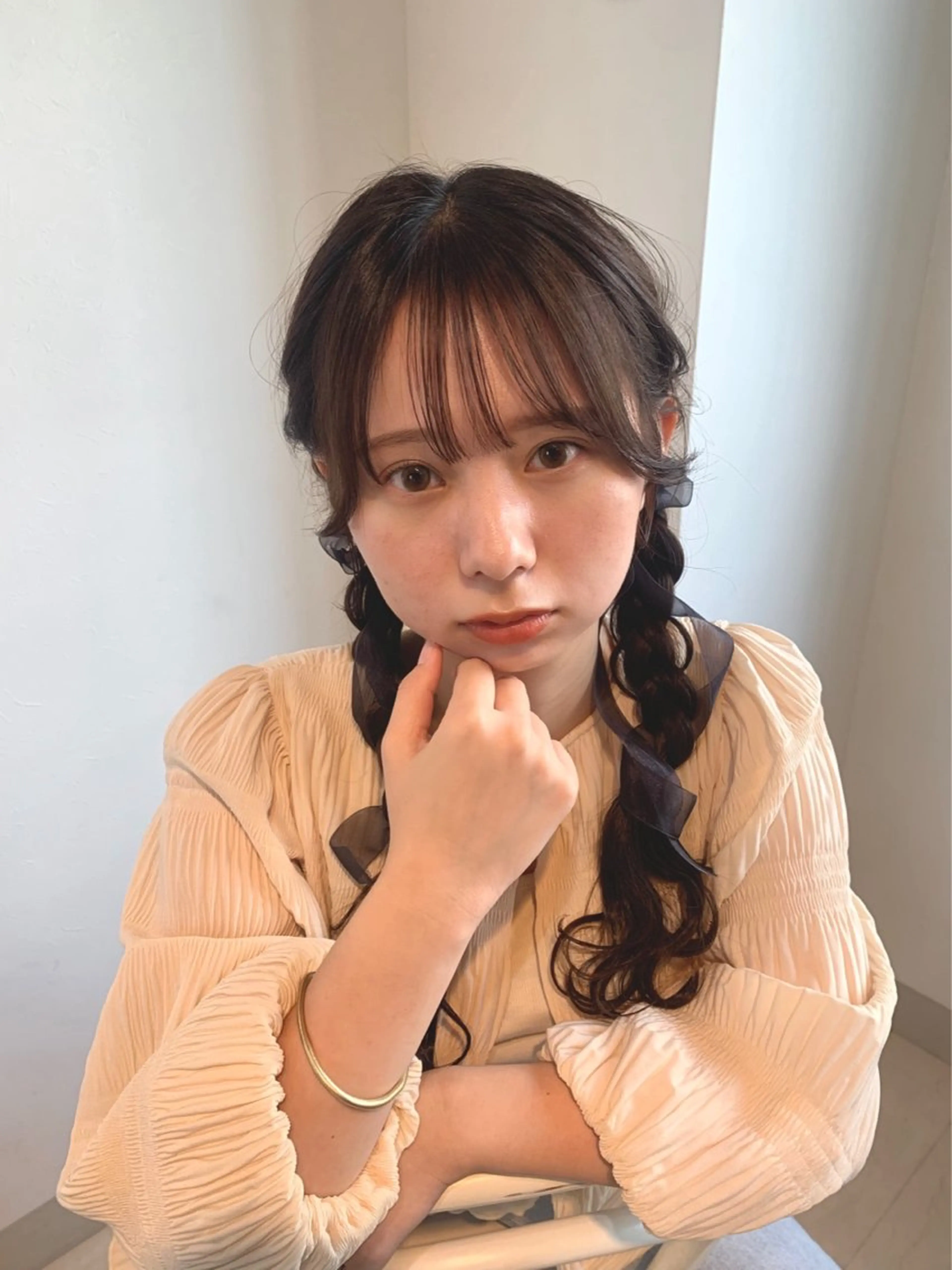 ロング ヘアアレンジ annuy MIHANAのヘアスタイル