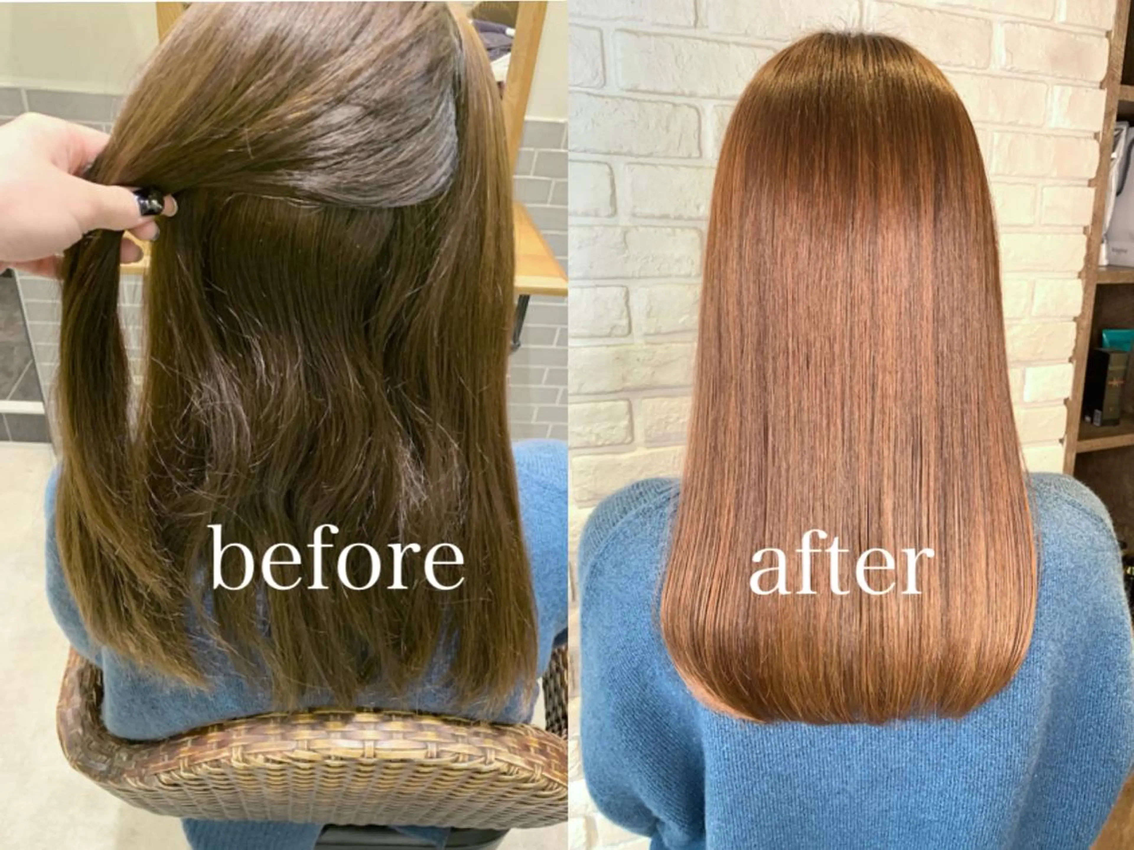 ロング パーマ 髪質改善/縮毛矯正 艶カラー/珠聡のヘアスタイル