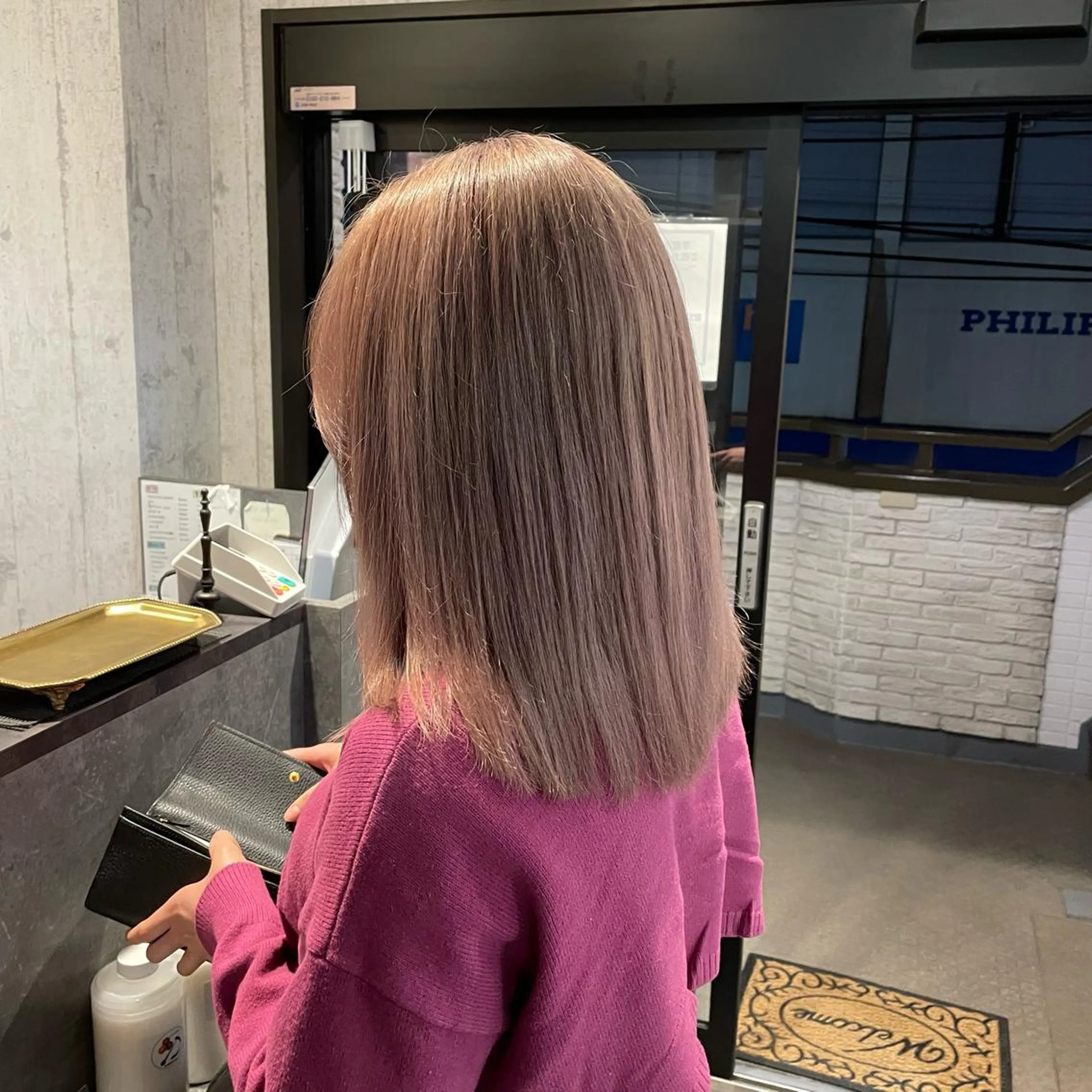 ミディアム カラー グレージュ カット ヘアカラー Wataru 髪質改善カラー💎のヘアスタイル