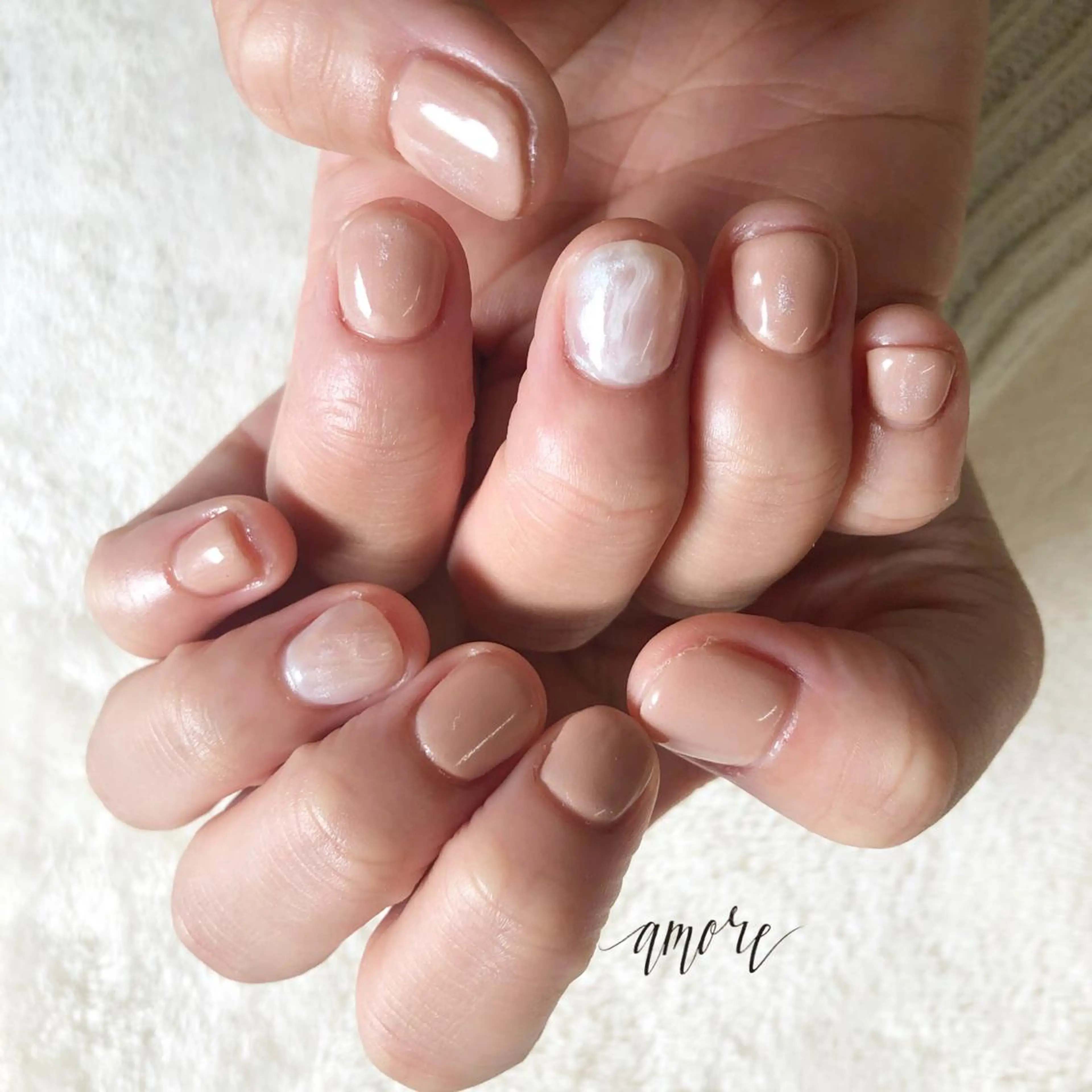 ネイル ジェルネイル ミラーネイル ニュアンスネイル 春ネイル You kyehwaのネイルデザイン