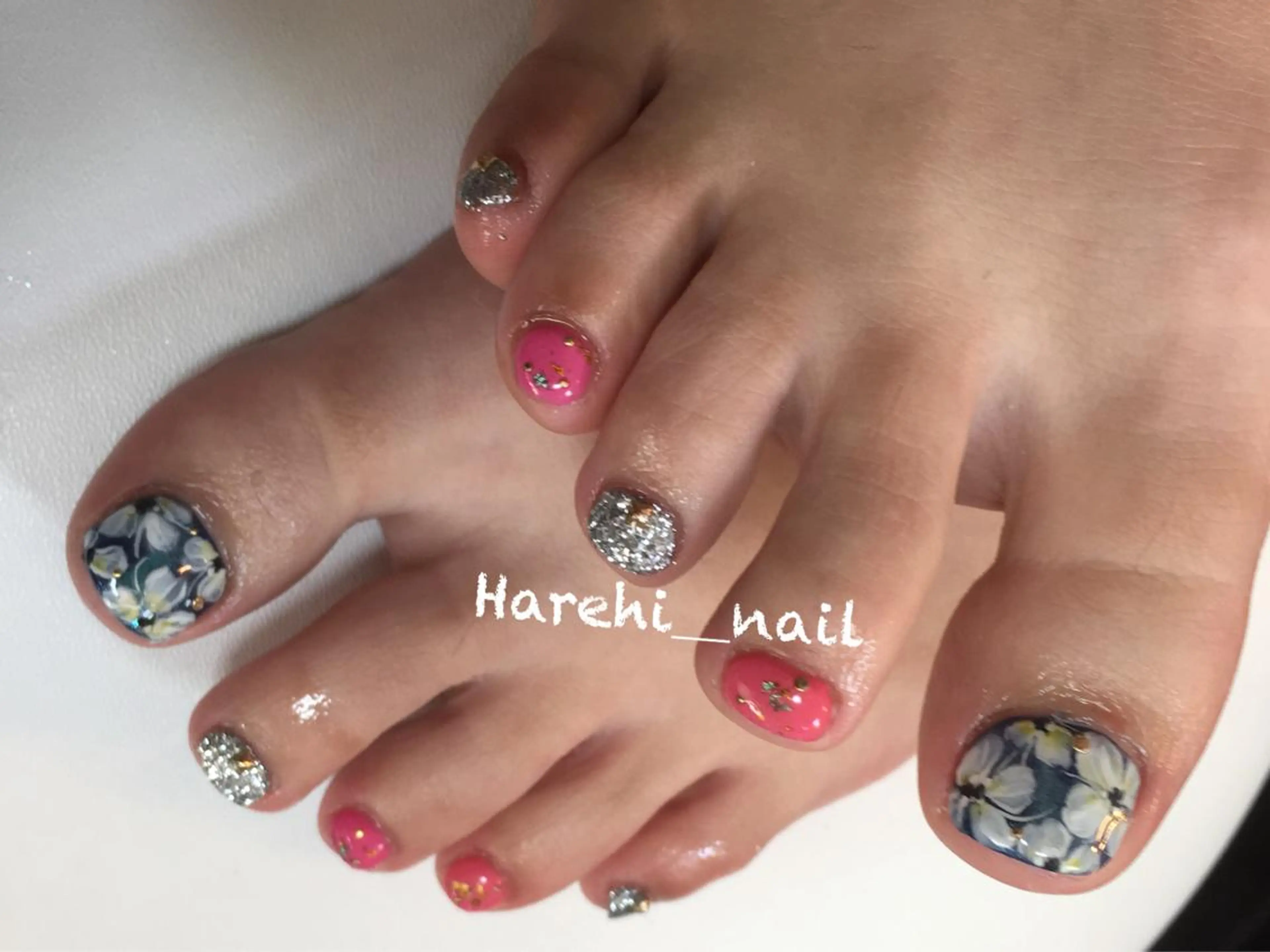 ネイル フットネイル Harehi_ nailのネイルデザイン
