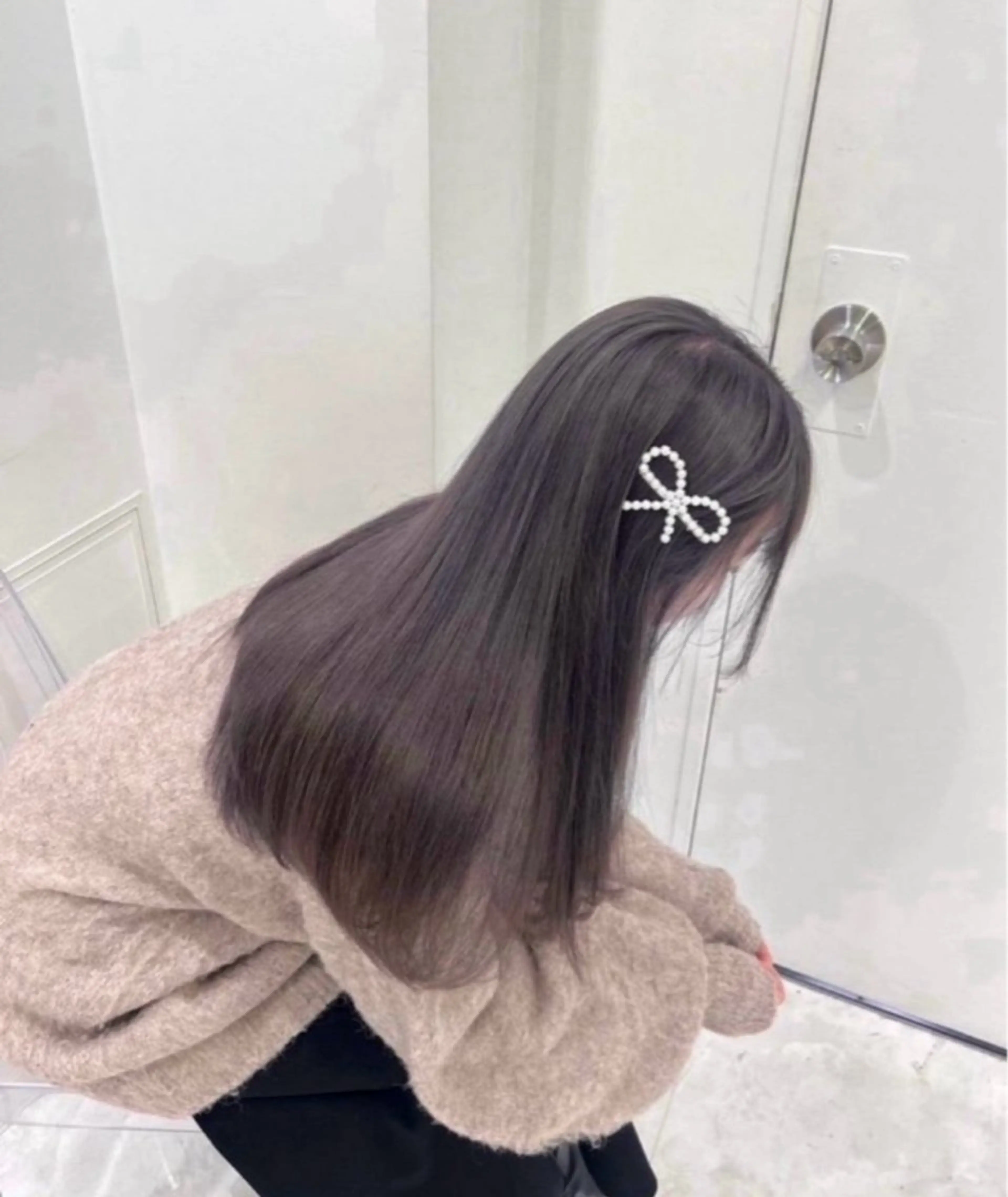 ロング ヘアカラー miku/ラベンダー 透明感カラー🪻❤︎のヘアスタイル