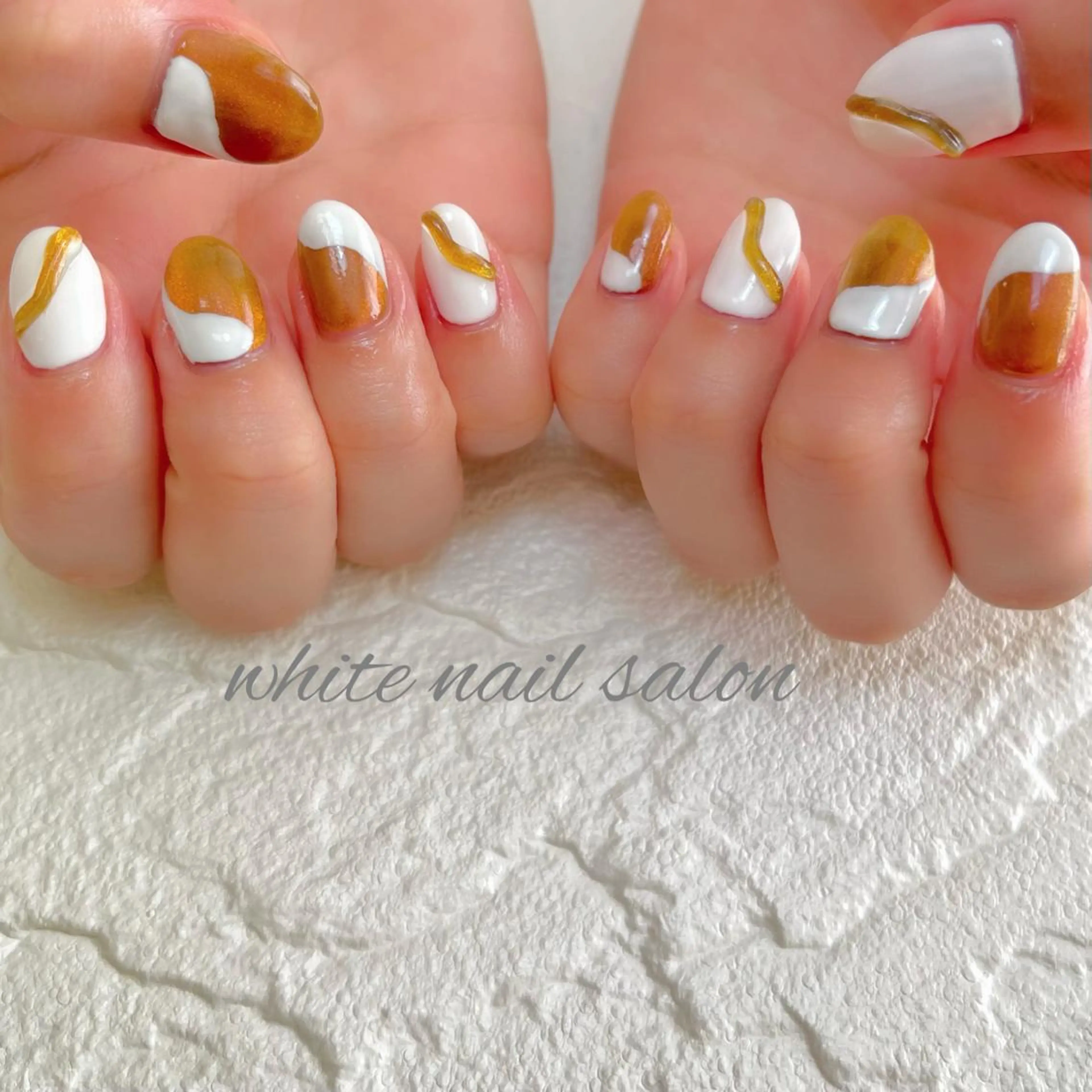 ネイル フットネイル ジェルネイル ハードジェル ラメ(グリッター) 持ち込み ハンドネイル white nail salonのネイルデザイン