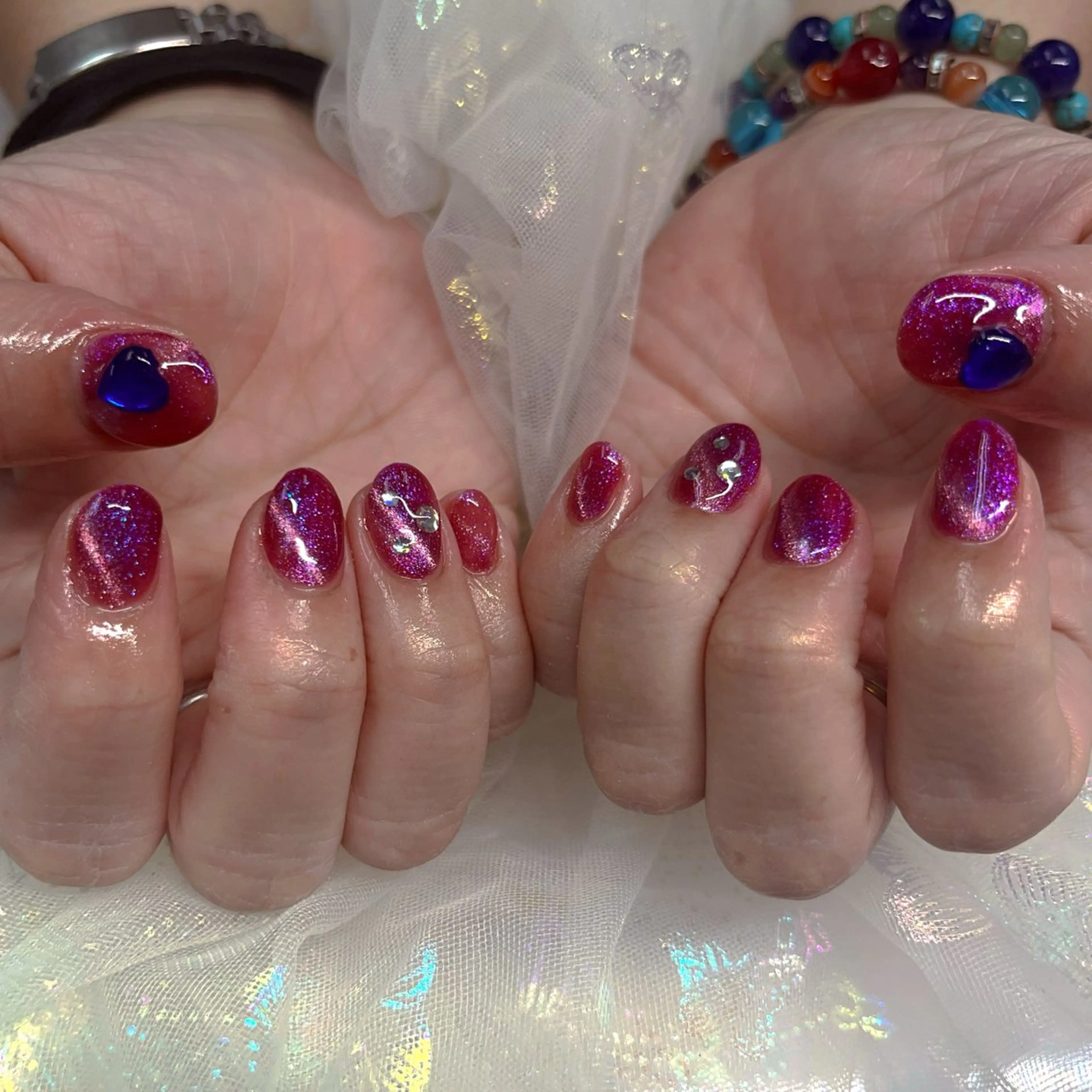 ネイル パーツ全部¥110 サロンミミのネイルデザイン