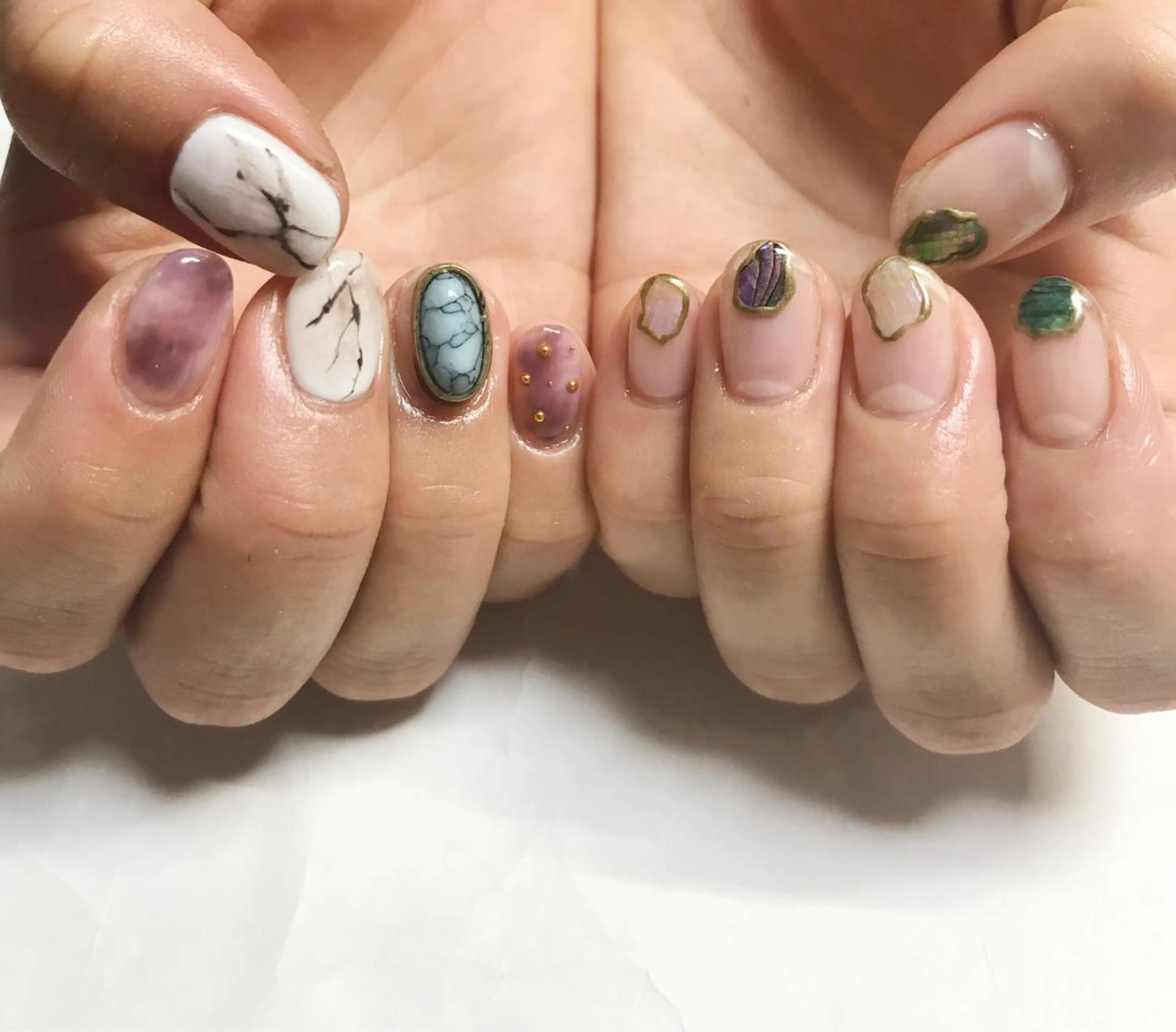 ネイル ハンドネイル nail salon en familleのネイルデザイン