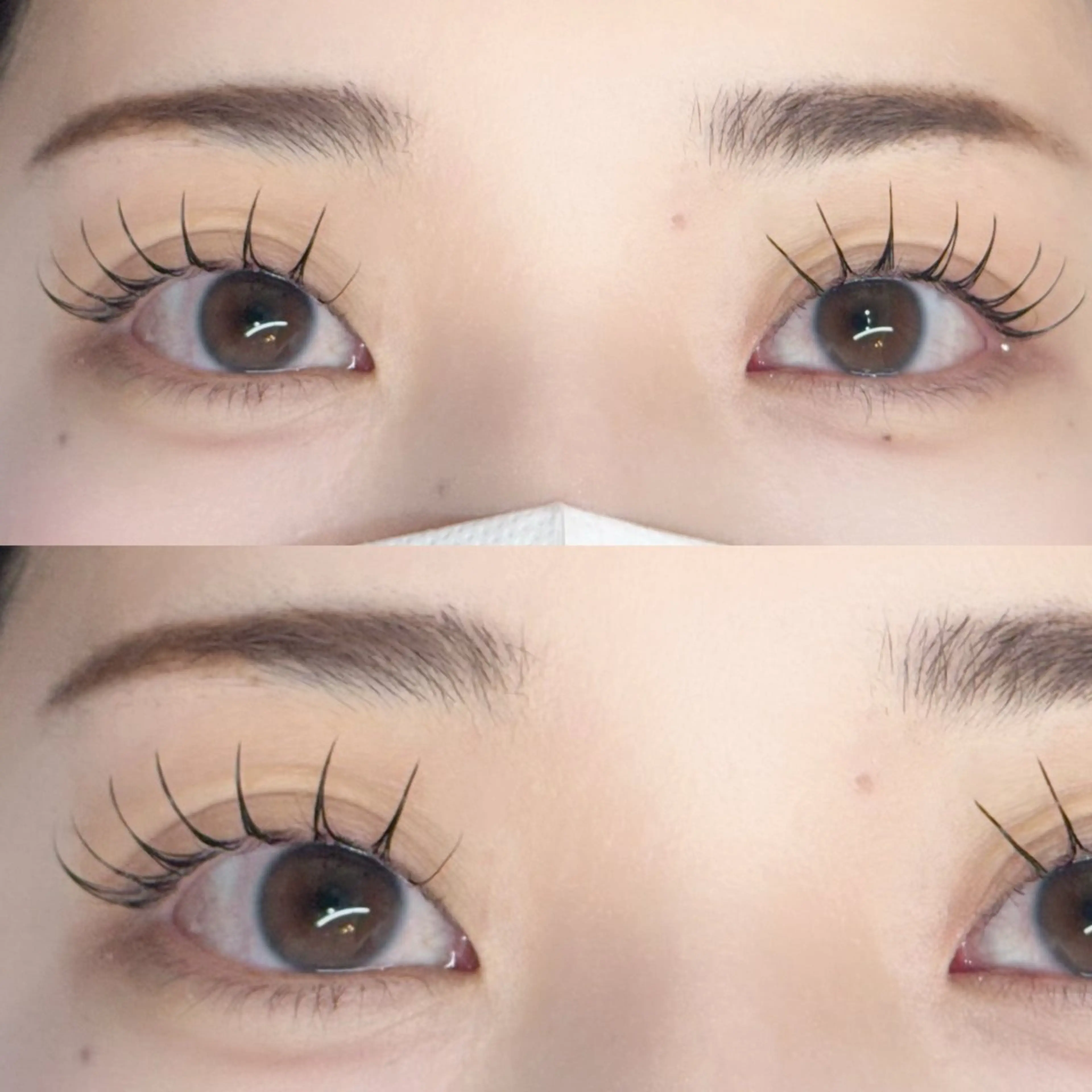 マツエク・マツパ 束感まつ毛 フラットラッシュ パリジェンヌラッシュリフト まつげパーマ 一重×まつ毛パーマ sara 🌙のマツエク・マツパデザイン