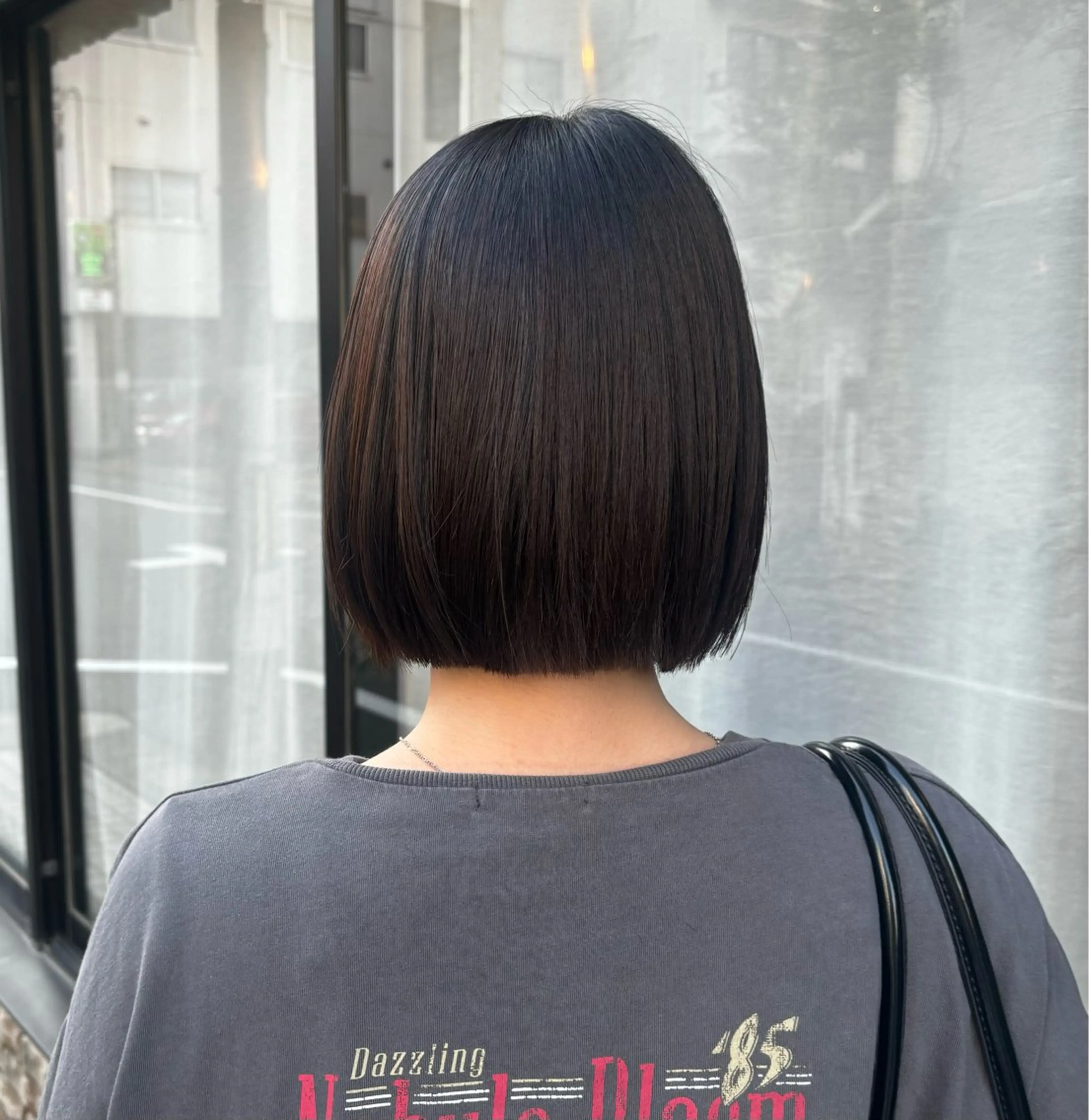 ショート カット 縮毛矯正 🍒サクラ🍒 /透明感カラー/艶髪のヘアスタイル