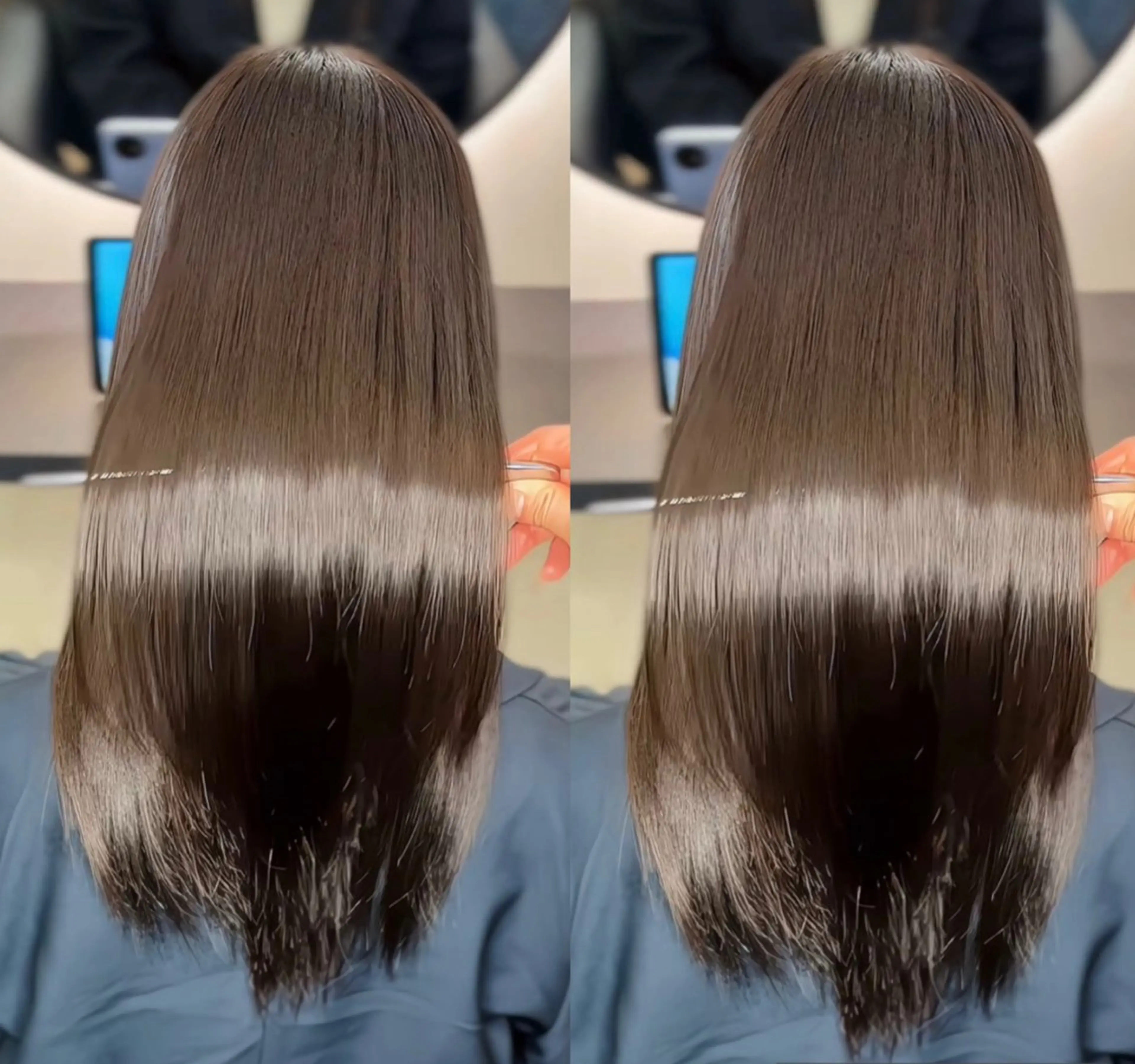 ロング カラー 新宿/髪質改善/ 縮毛矯正/松永ゆいのヘアスタイル