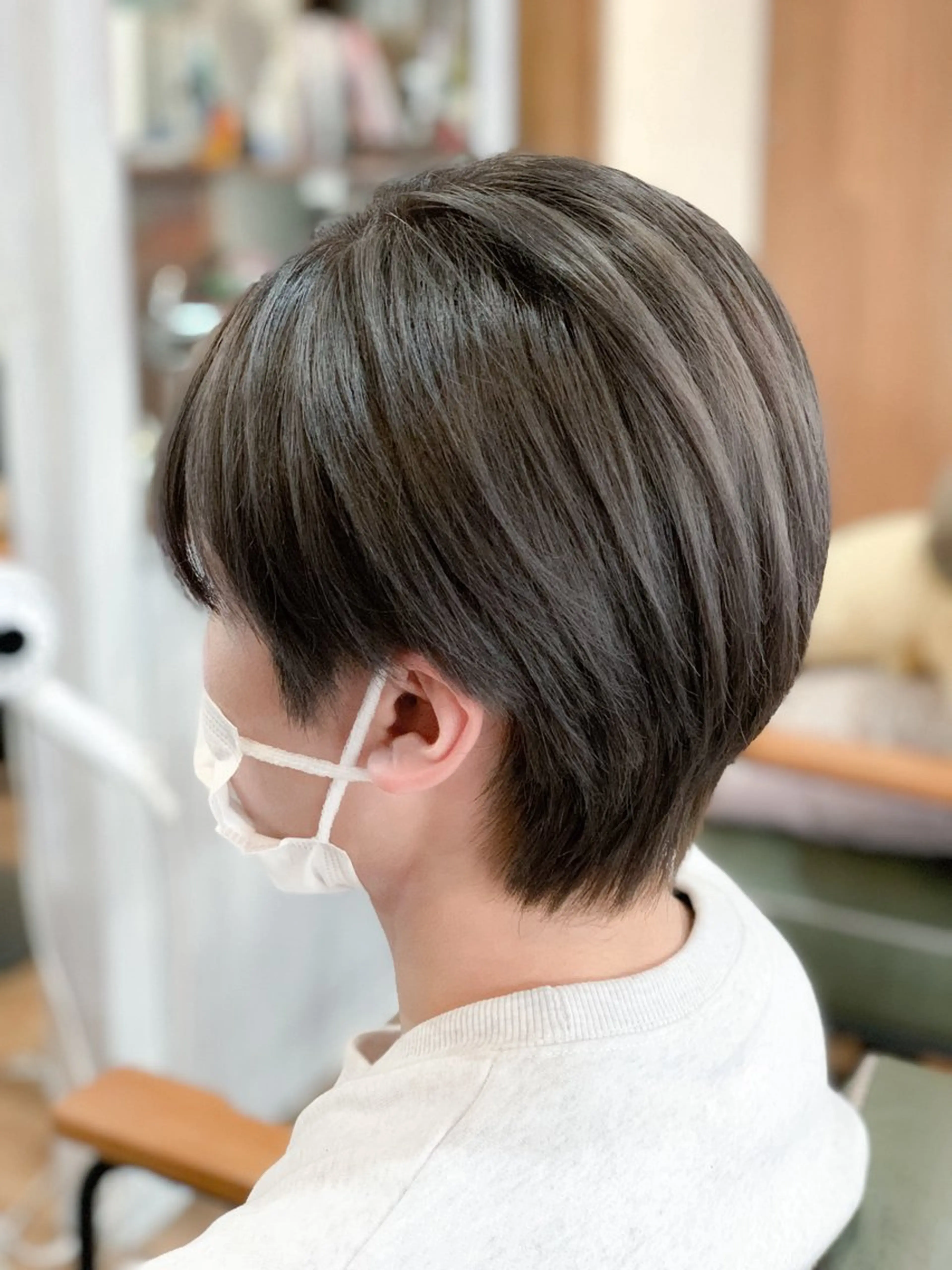 ショート カラー メンズ グレージュ affect 上大岡所属・《髪質改善・縮毛矯正 /ブリーチ》坂本爽のヘアスタイル