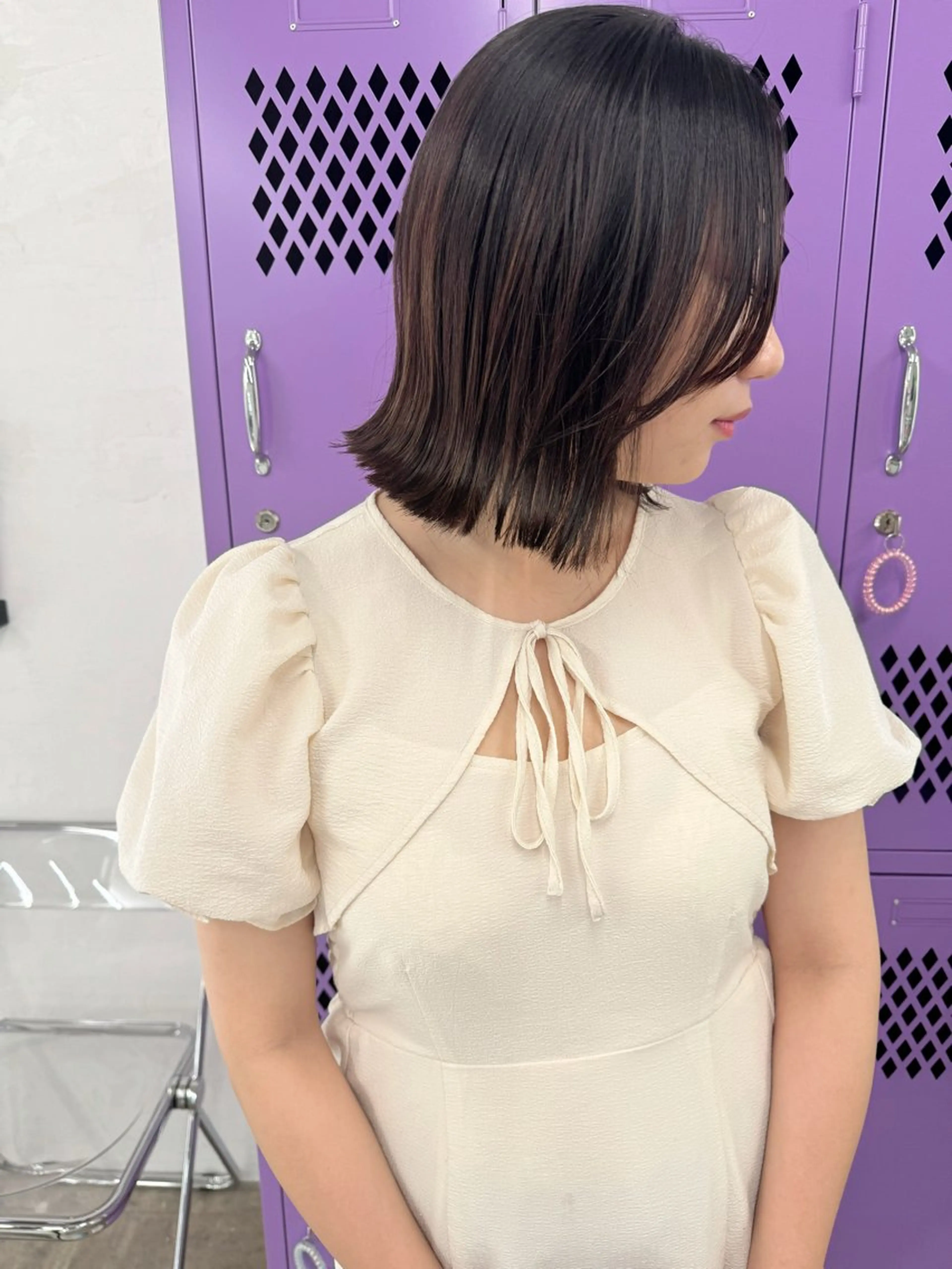 ミディアム カット miloc🫧 MOMOYOのヘアスタイル