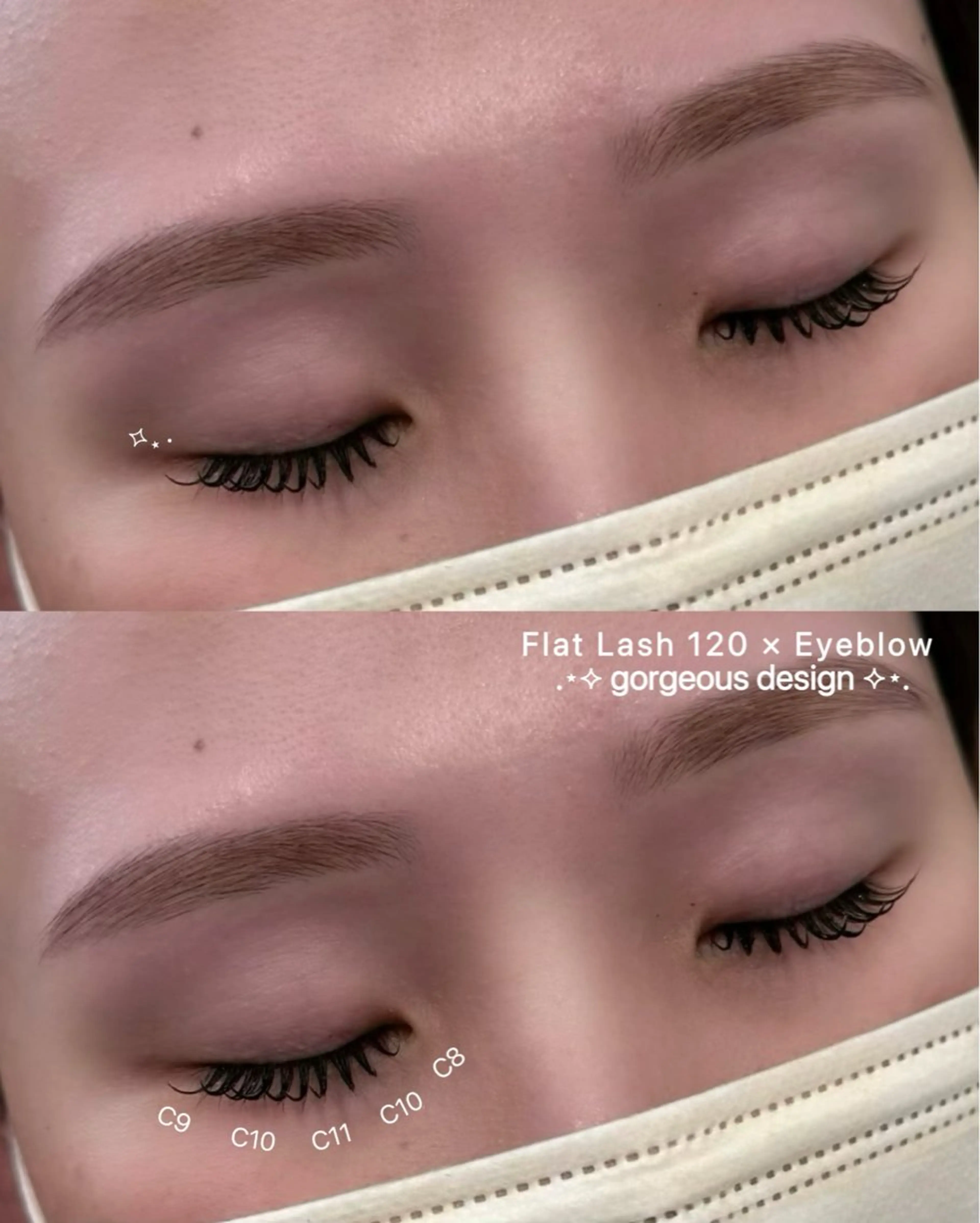 マツエク・マツパ マツエク epill Lenna .🦋のマツエク・マツパデザイン