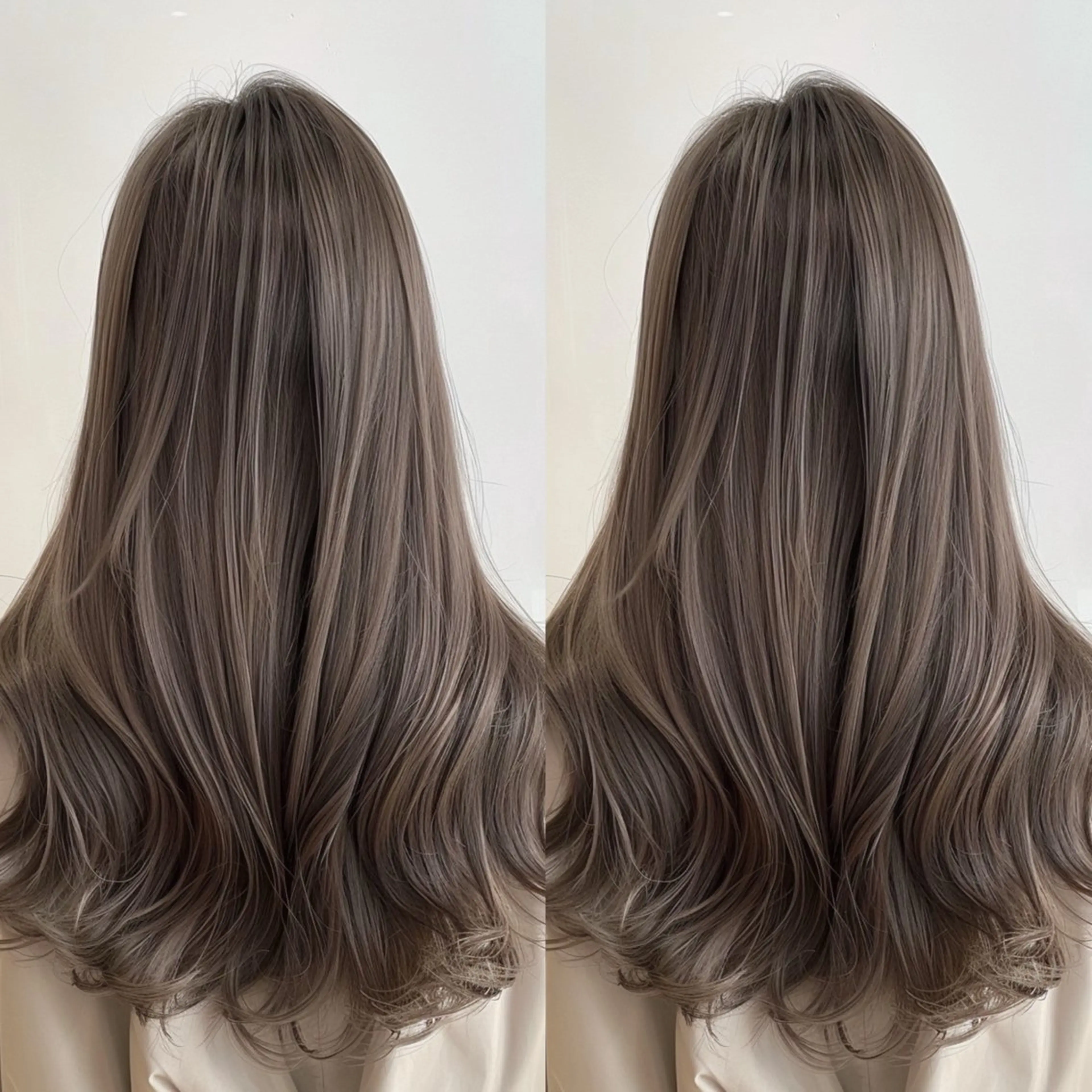 ロング ヘアカラー トリートメント シールエクステ/ ダブルカラー/茉央のヘアスタイル