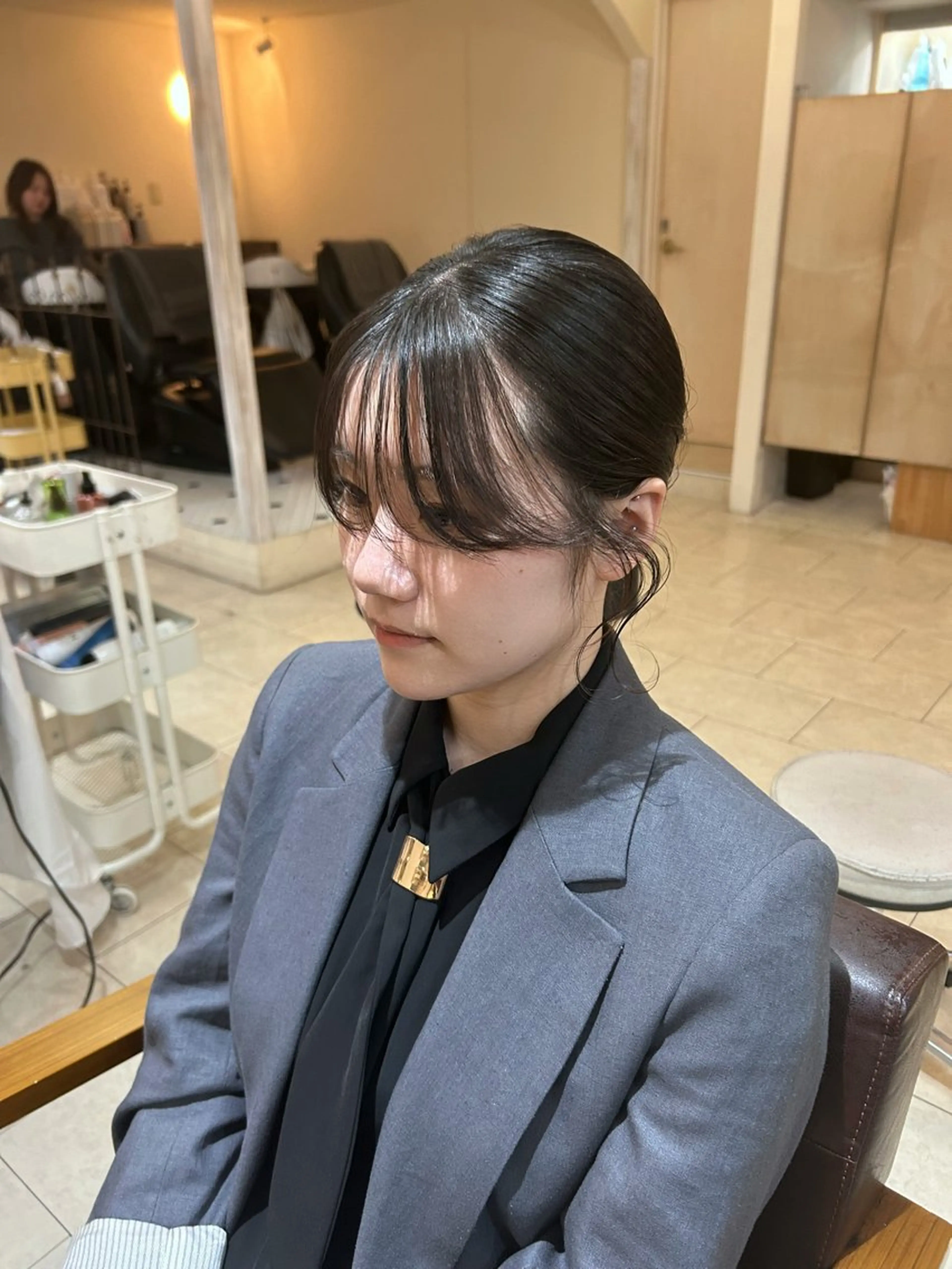 ヘアアレンジ ヘアカラー トリートメント ハイトーン/ ヘアセット.nanoのヘアスタイル