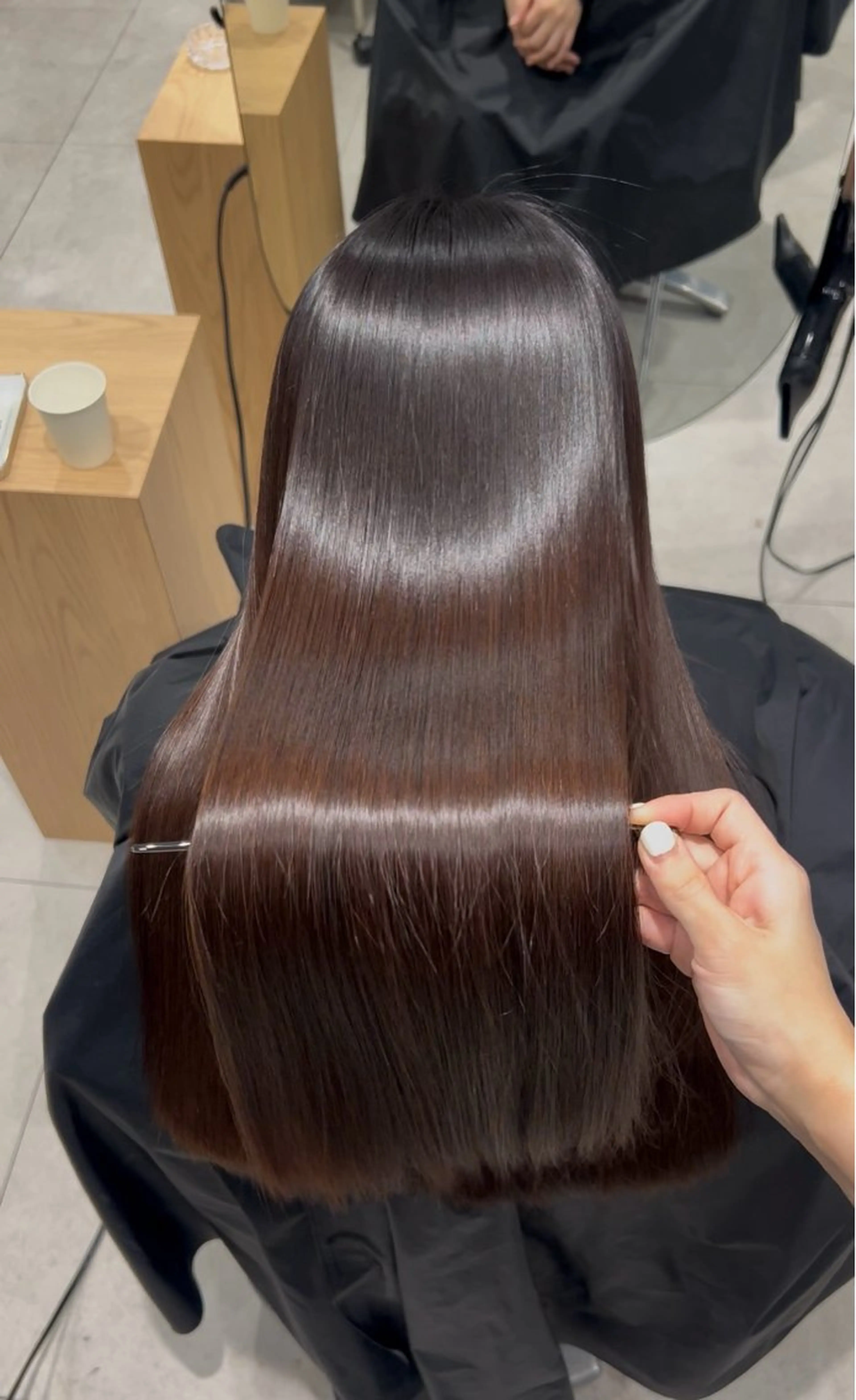 ロング 髪質改善 トリートメント RAF TOKYO 薬院店所属・福岡【髪質改善】 艶カラー/ MIHOのヘアスタイル