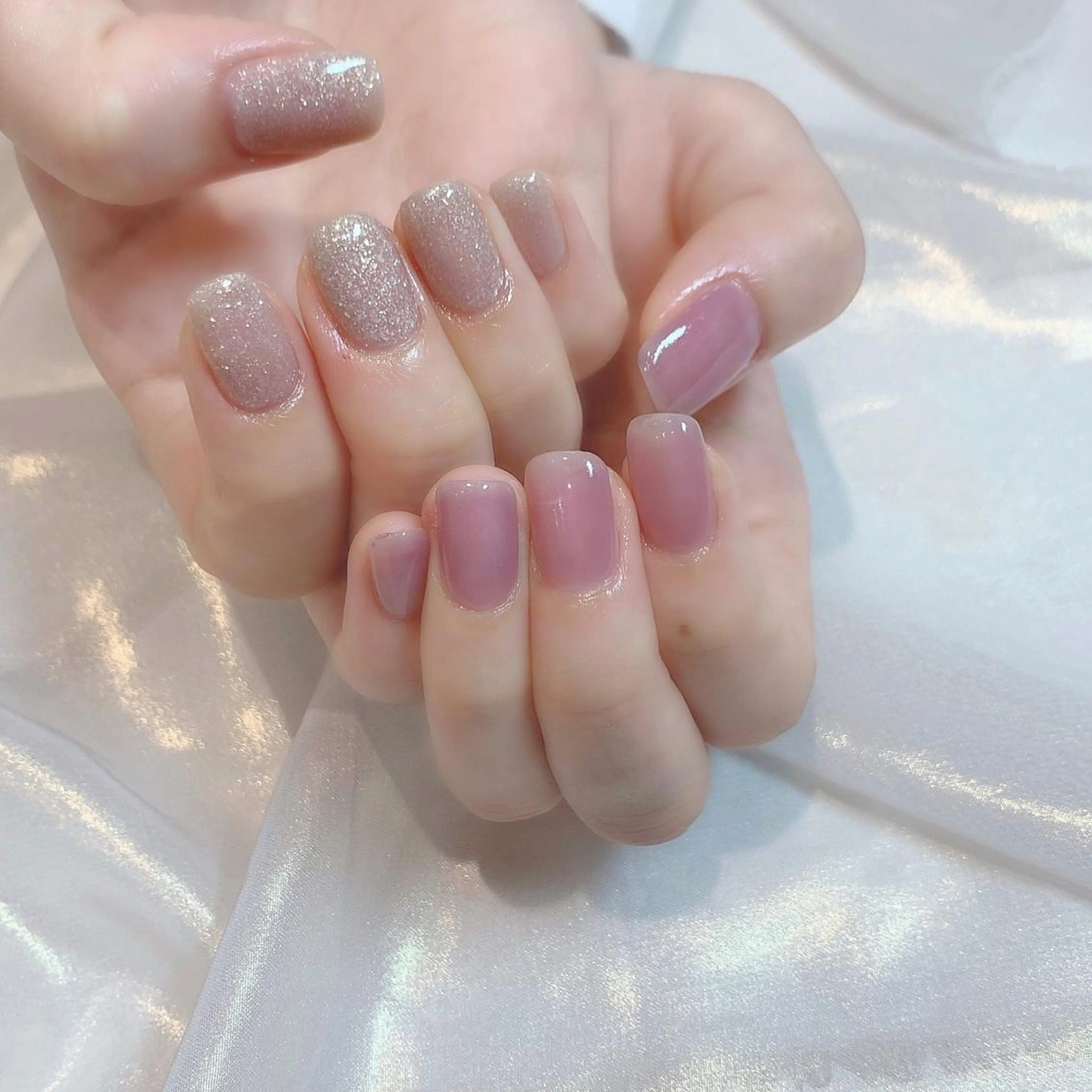 💗ワンカラーorラメグラ💗｟オフあり｠パラジェル使用の写真