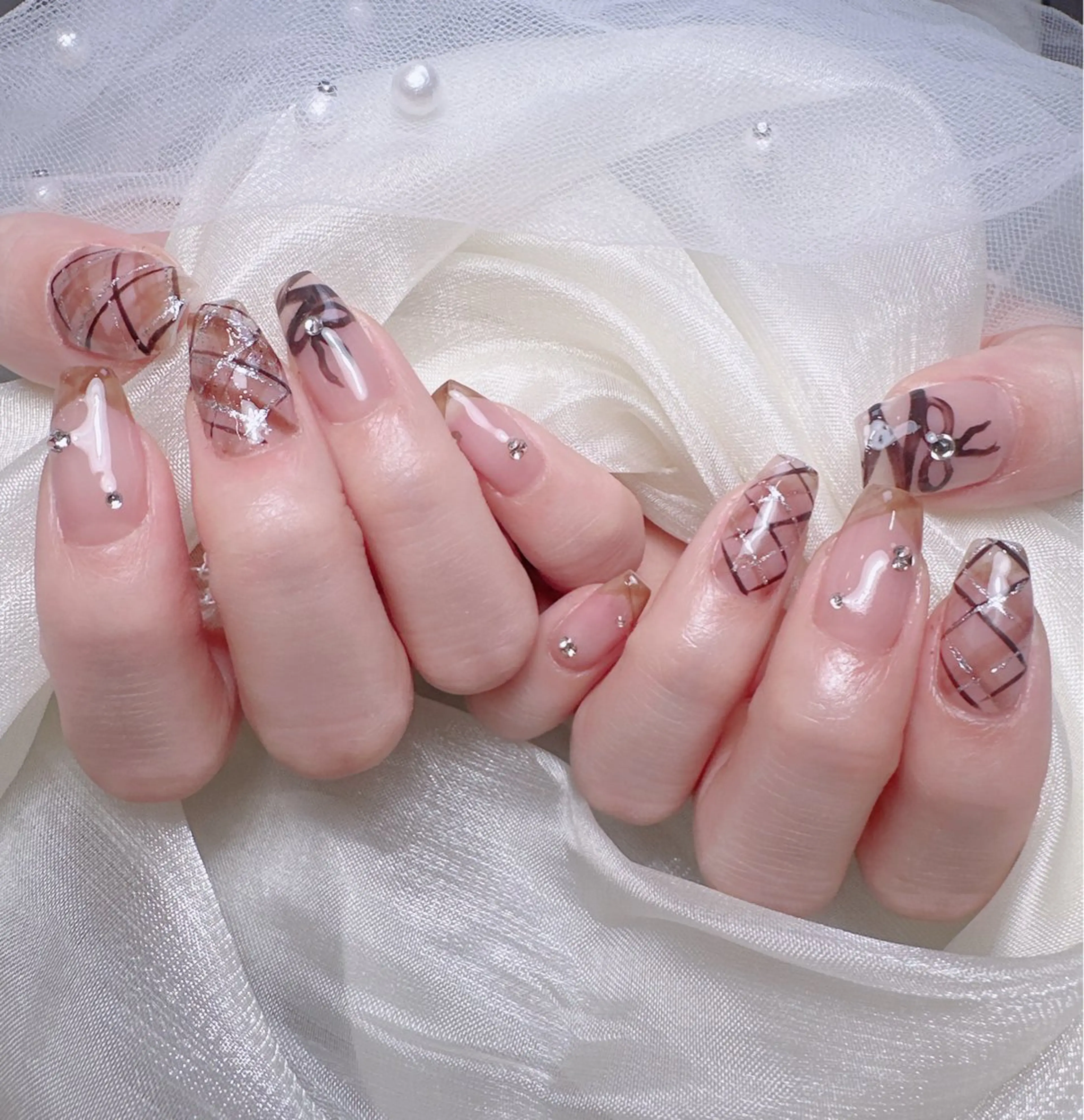 ネイル ハンドネイル ハンドケア 🎀も ものネイルデザイン