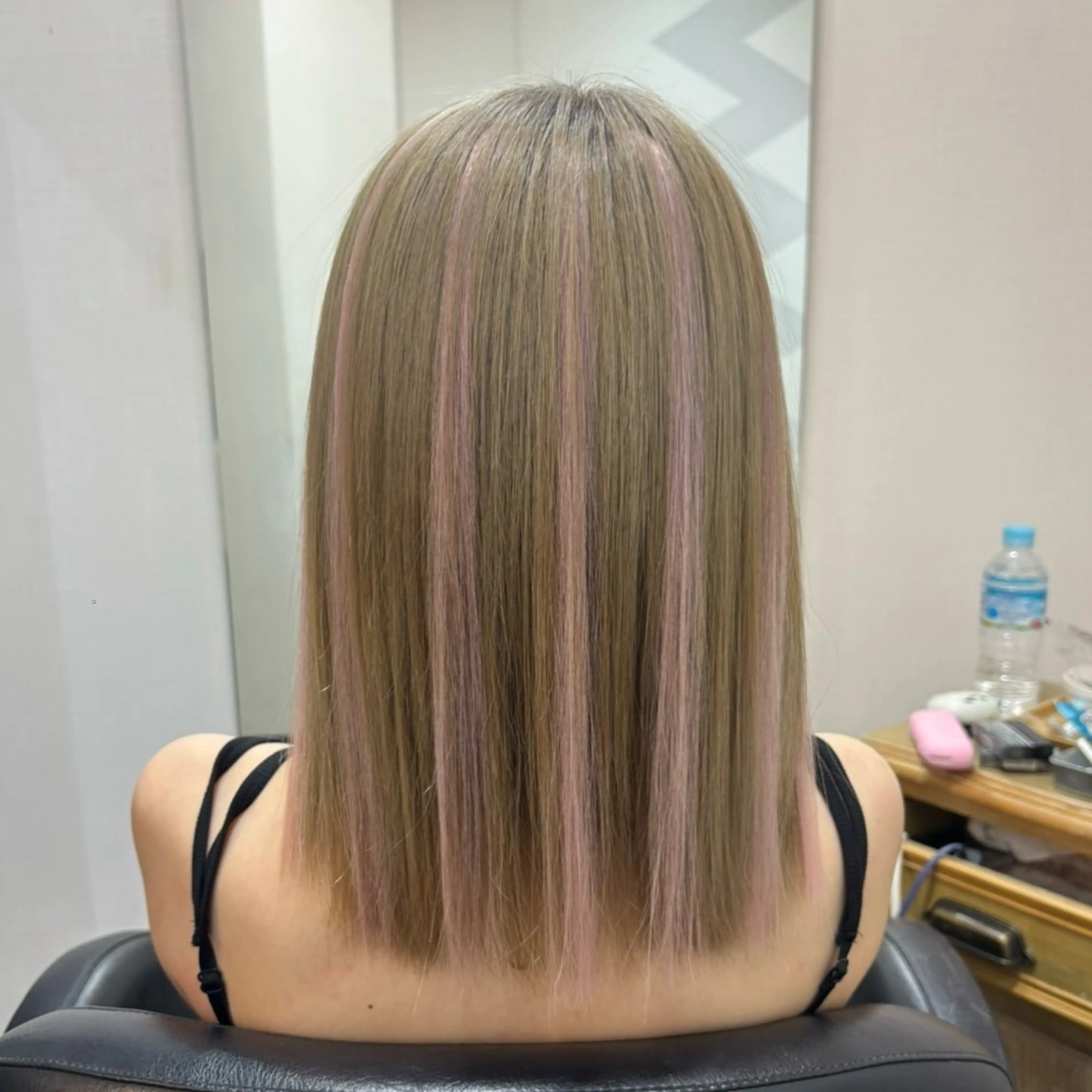 ミディアム カラー エクステ DEST ゆりかのヘアスタイル