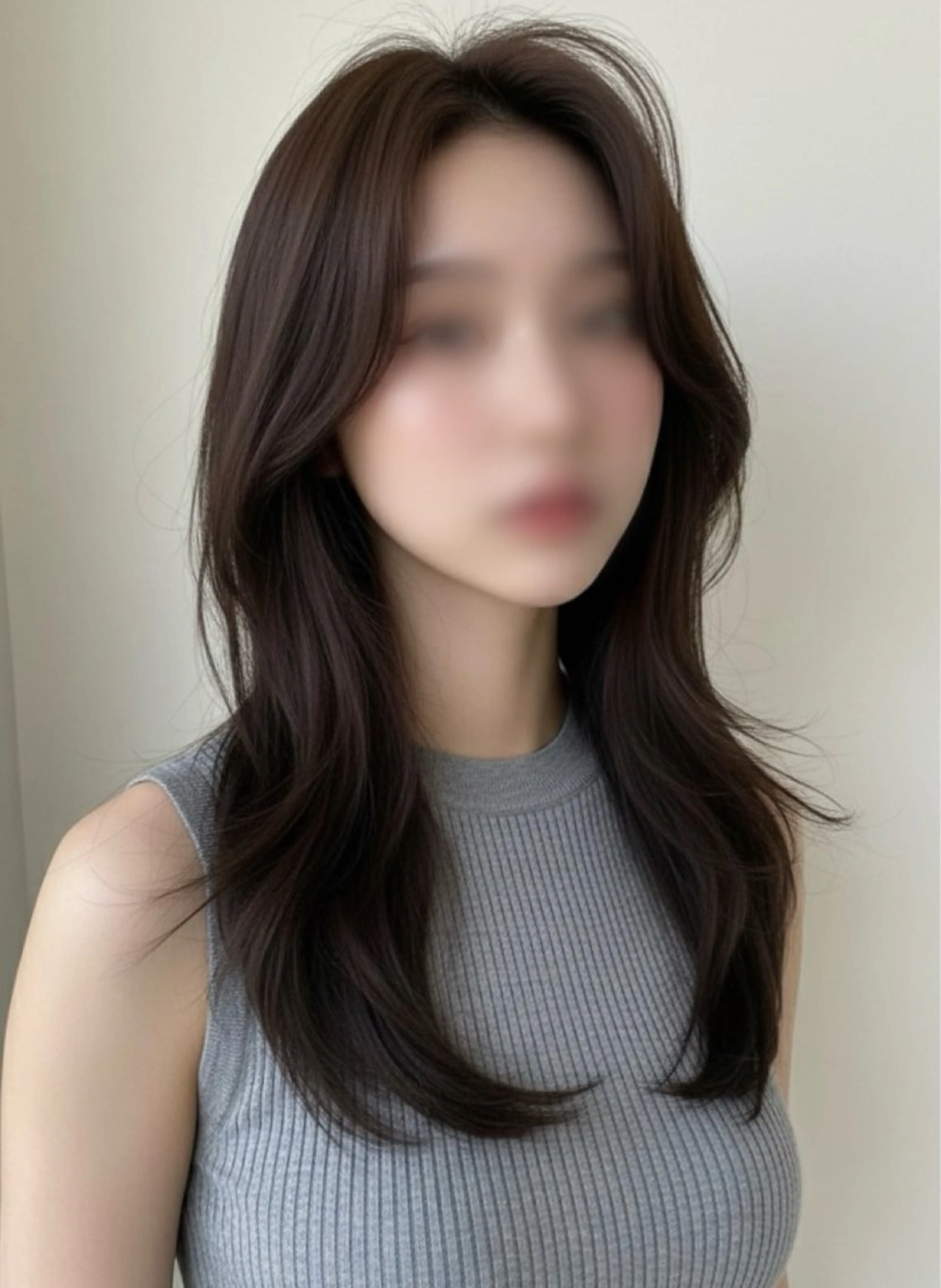 セミロング 渋谷/ハッシュ レイヤーカット/会田のヘアスタイル