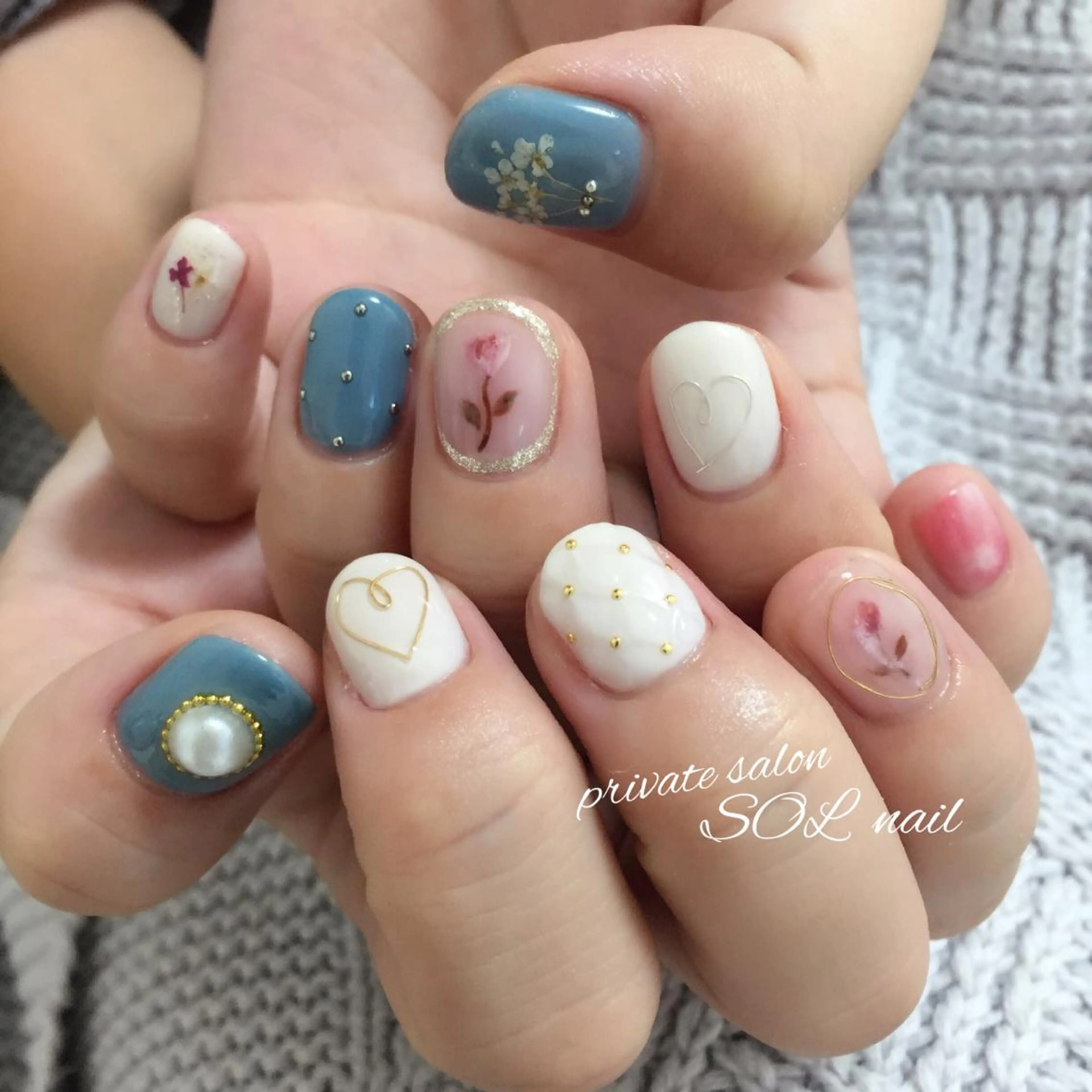 ネイル ハンドネイル SOL NAILのネイルデザイン