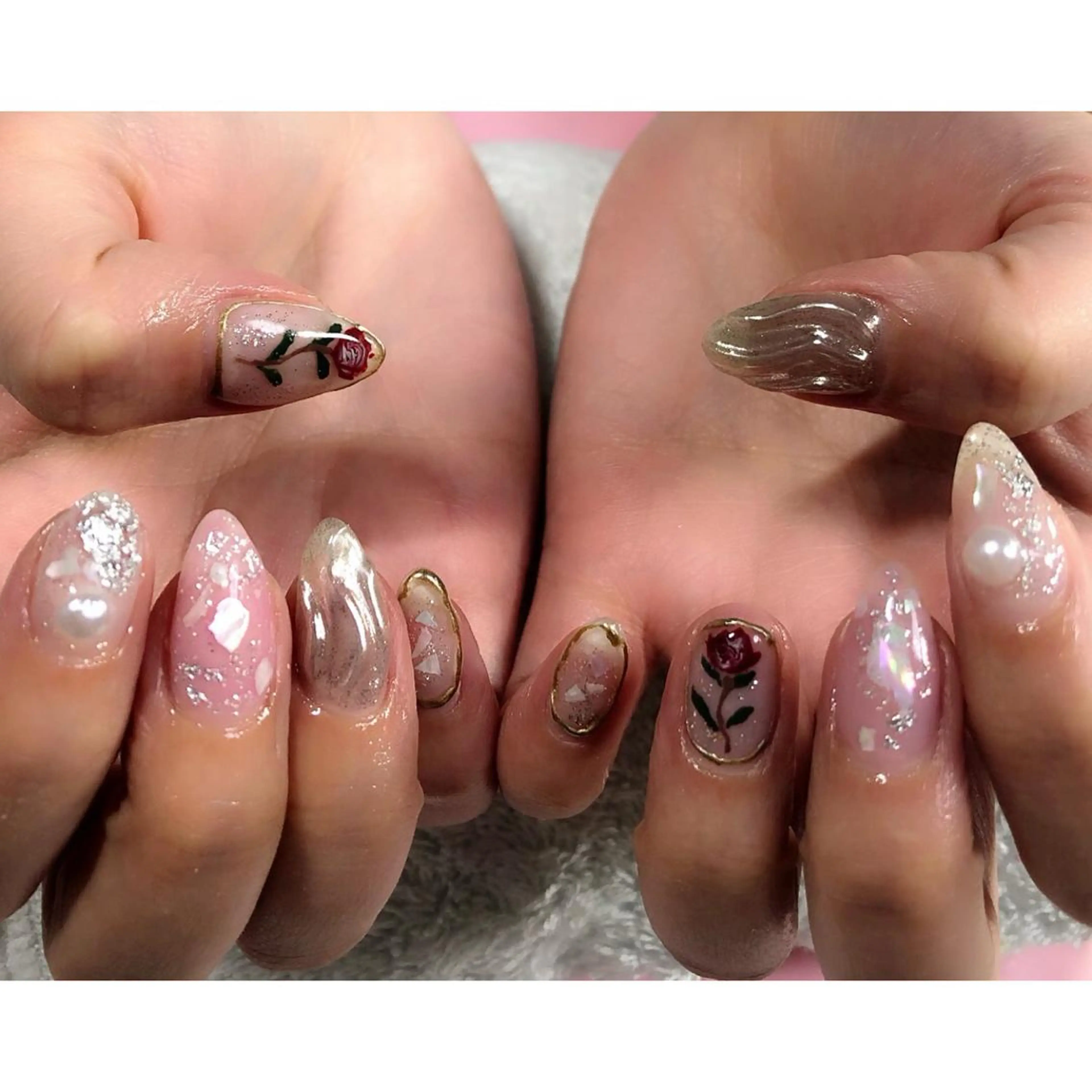 ネイル 中谷 亜佑美のネイルデザイン