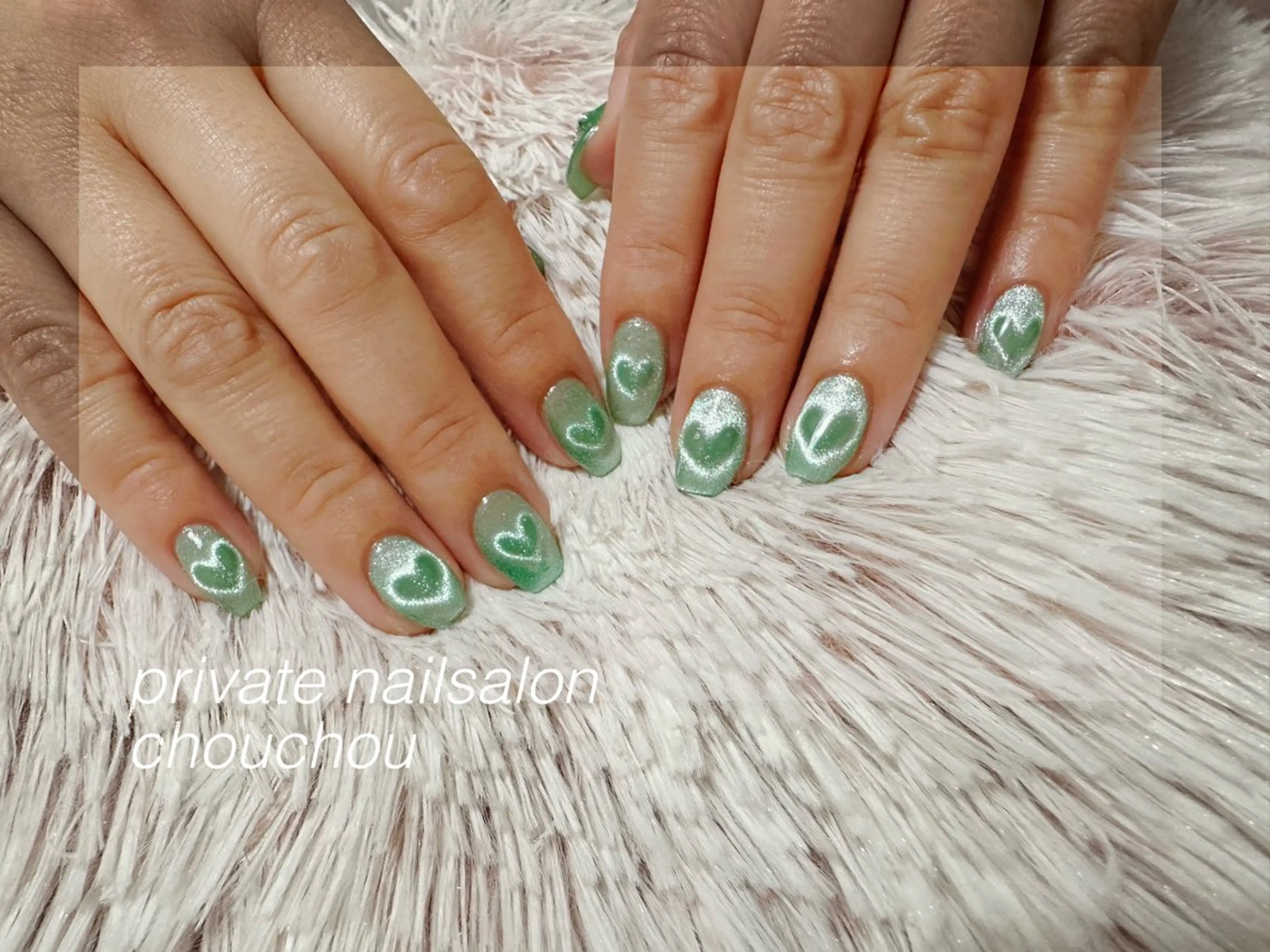 ネイル ハート ハンドネイル ネイルサロン CHOUCHOUのネイルデザイン