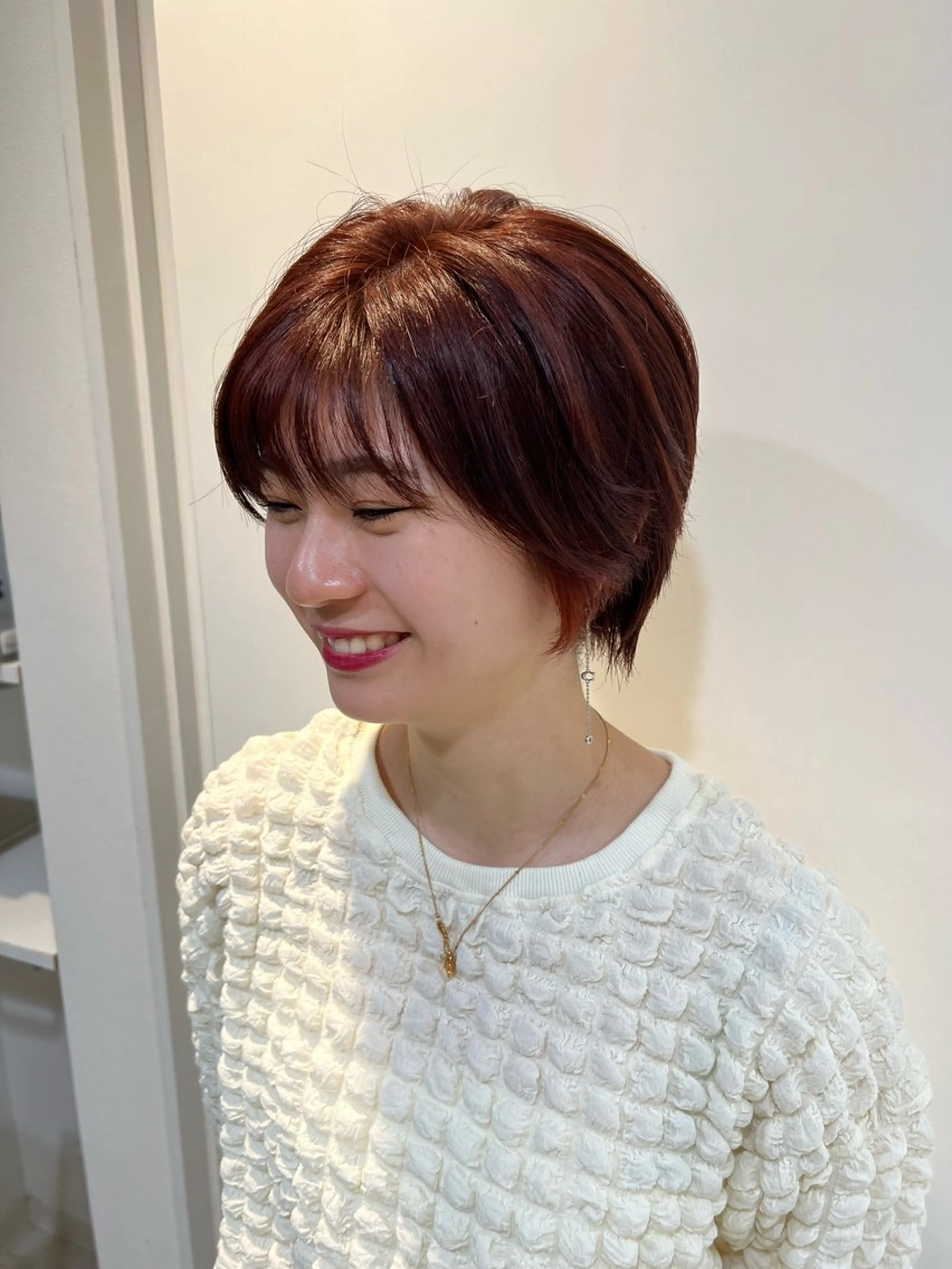 ショート カラー 🍅ぷる艶ハイトーン 柔らかヘア🍅まあやのヘアスタイル