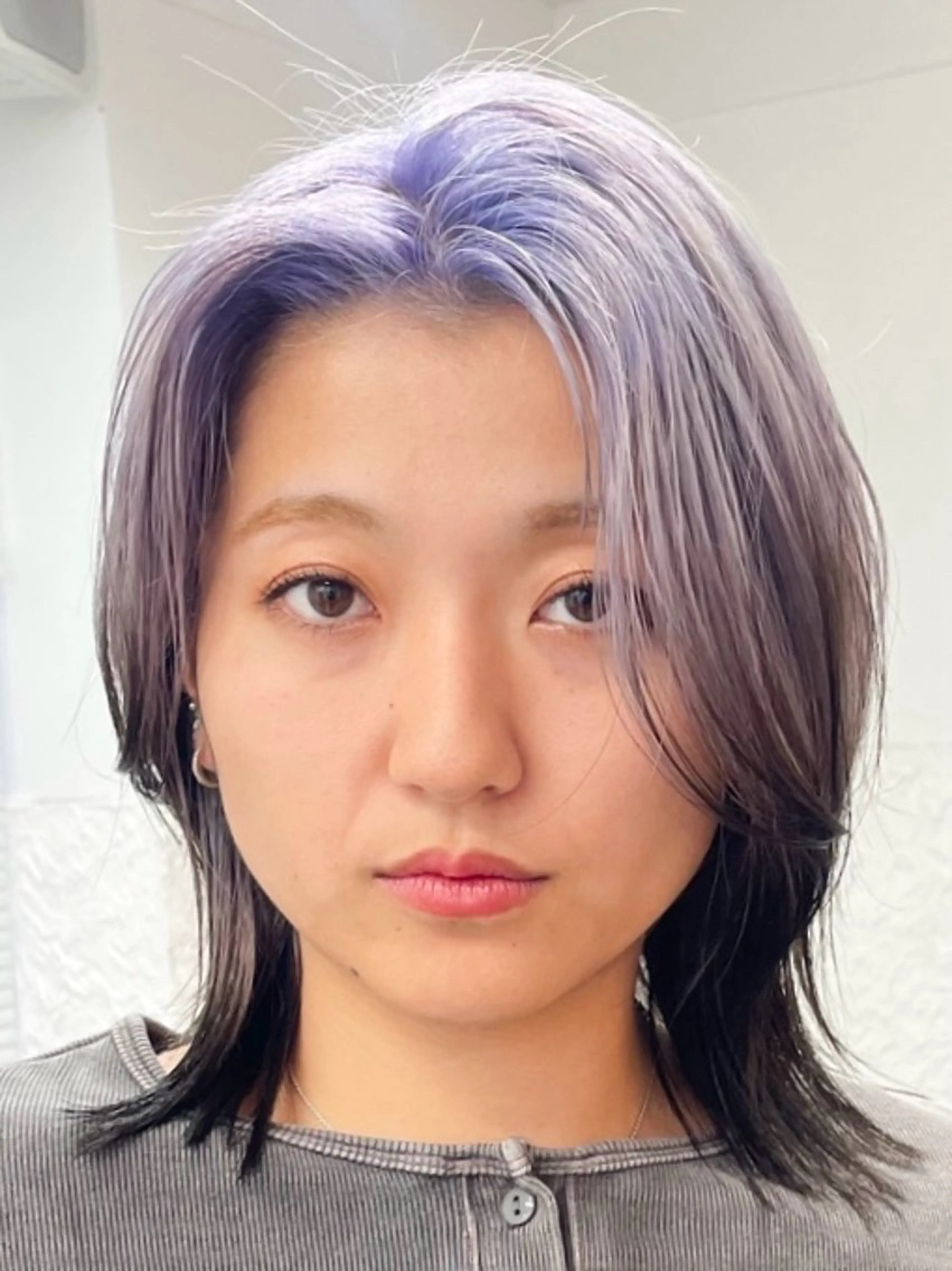 ミディアム カラー ヘアアレンジ 🦠デザインカラー/ 魚瀬あおい🦠のヘアスタイル