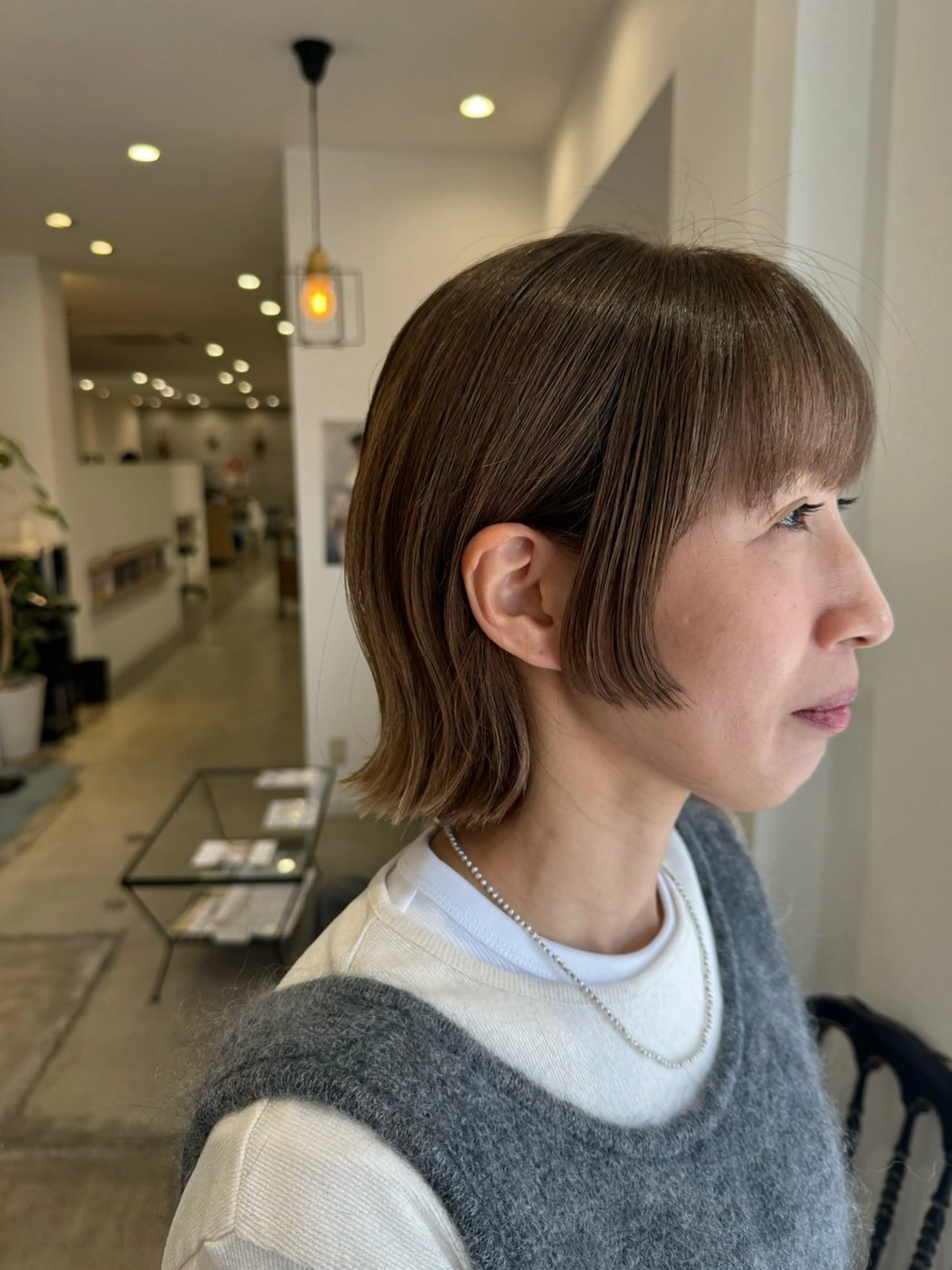 ショート カット ヘアカラー 國原 姫菜のヘアスタイル